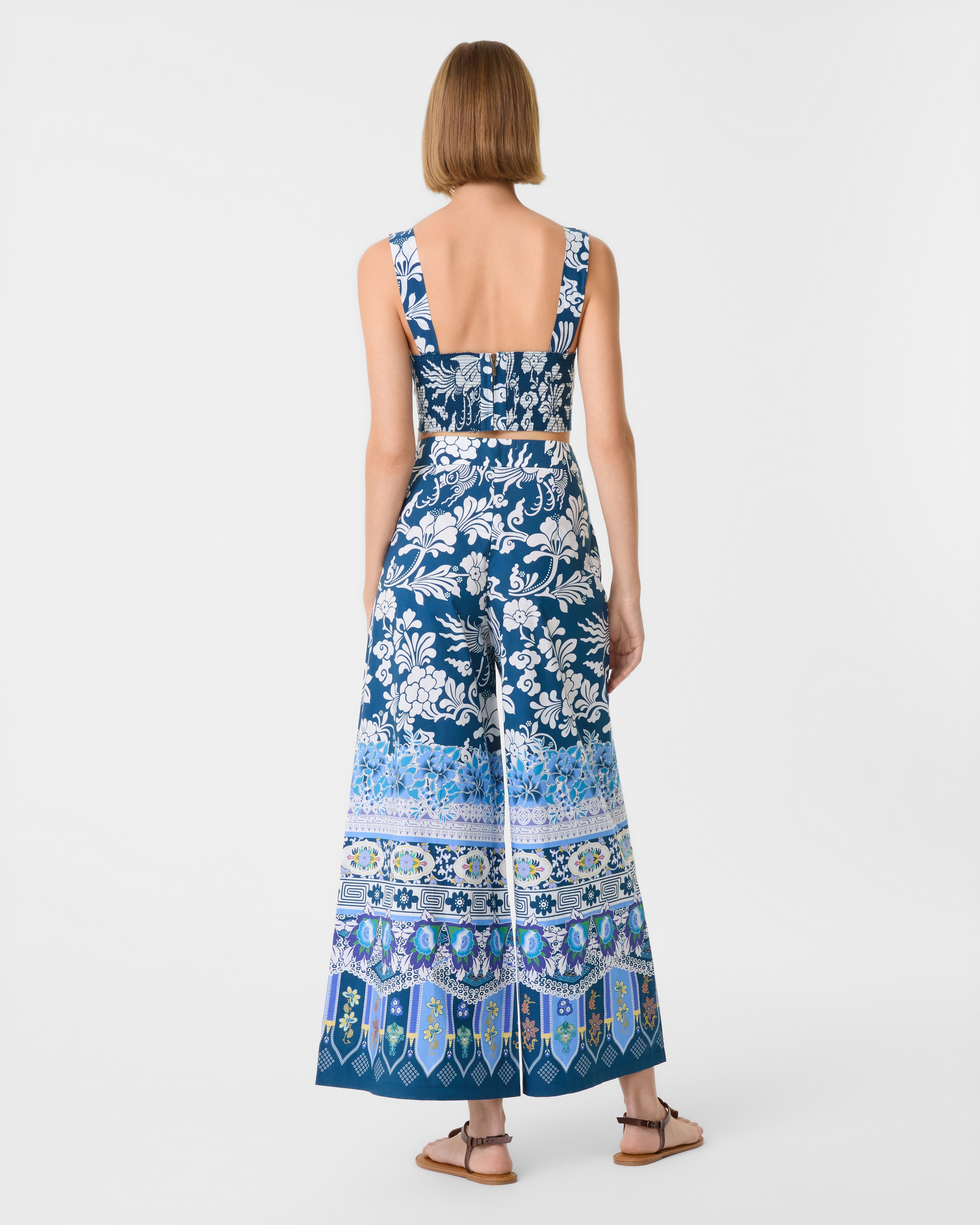 Adele Trousers in Eastern Dream Print