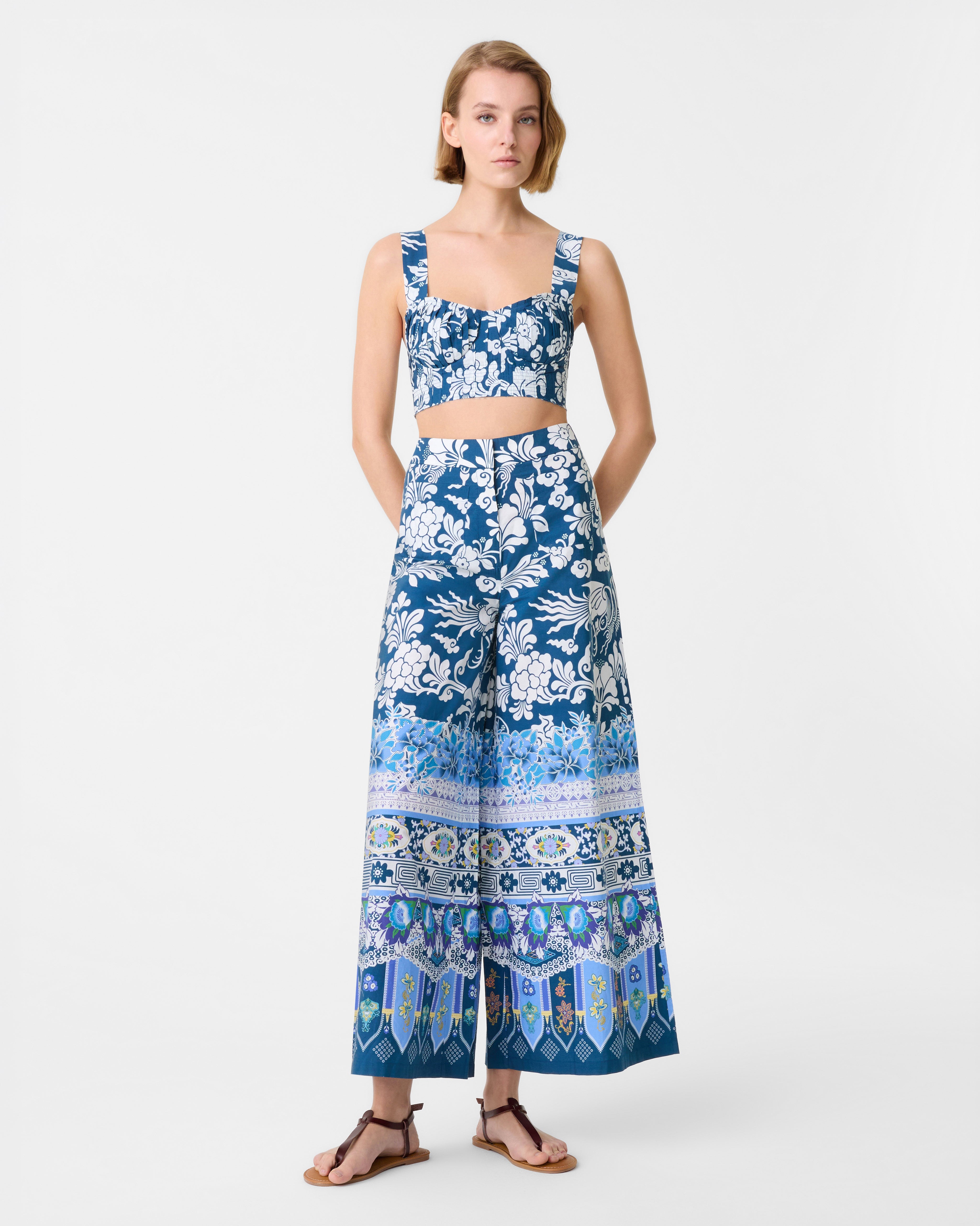 Dalia Top in Eastern Dream Print
