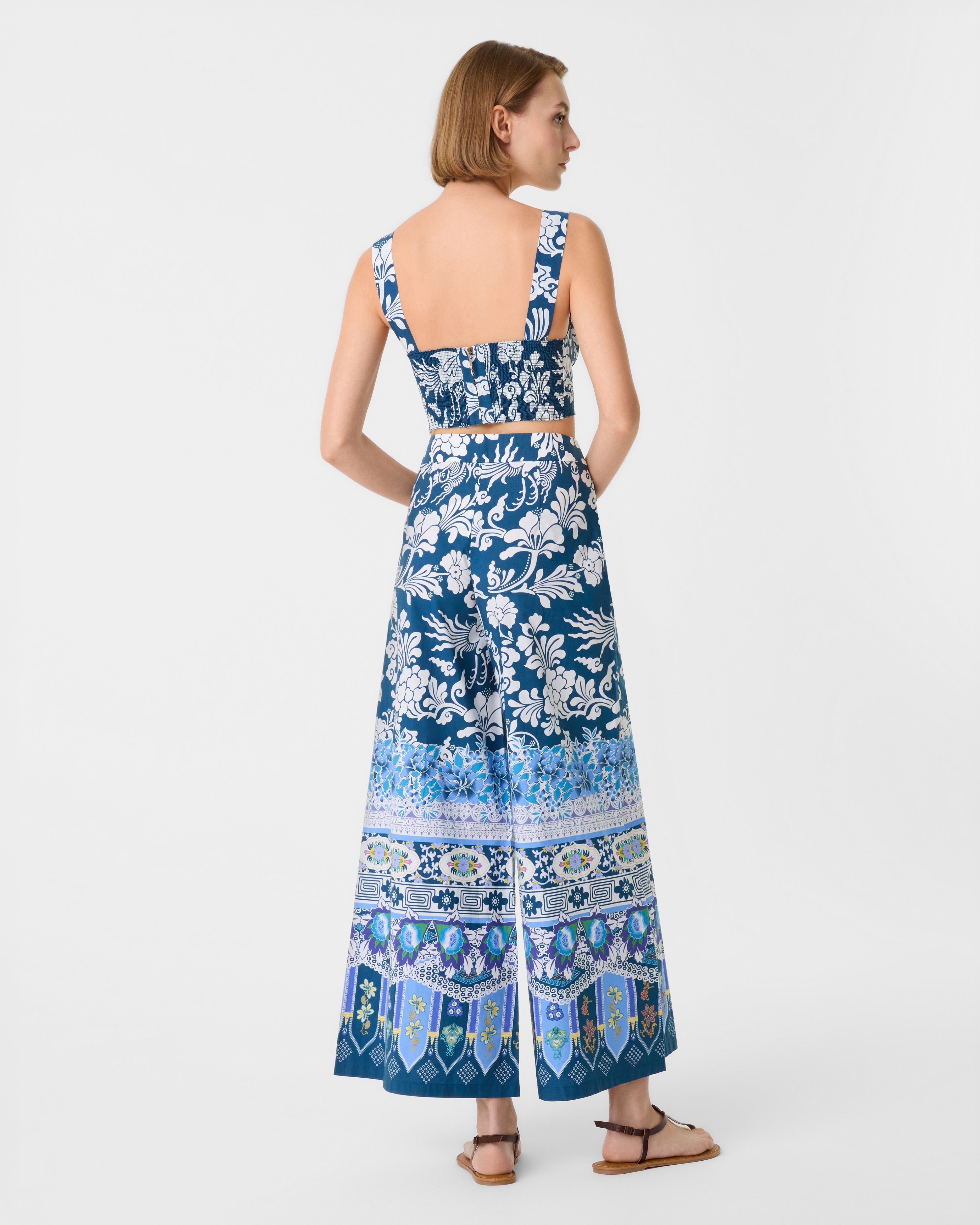 Dalia Top in Eastern Dream Print