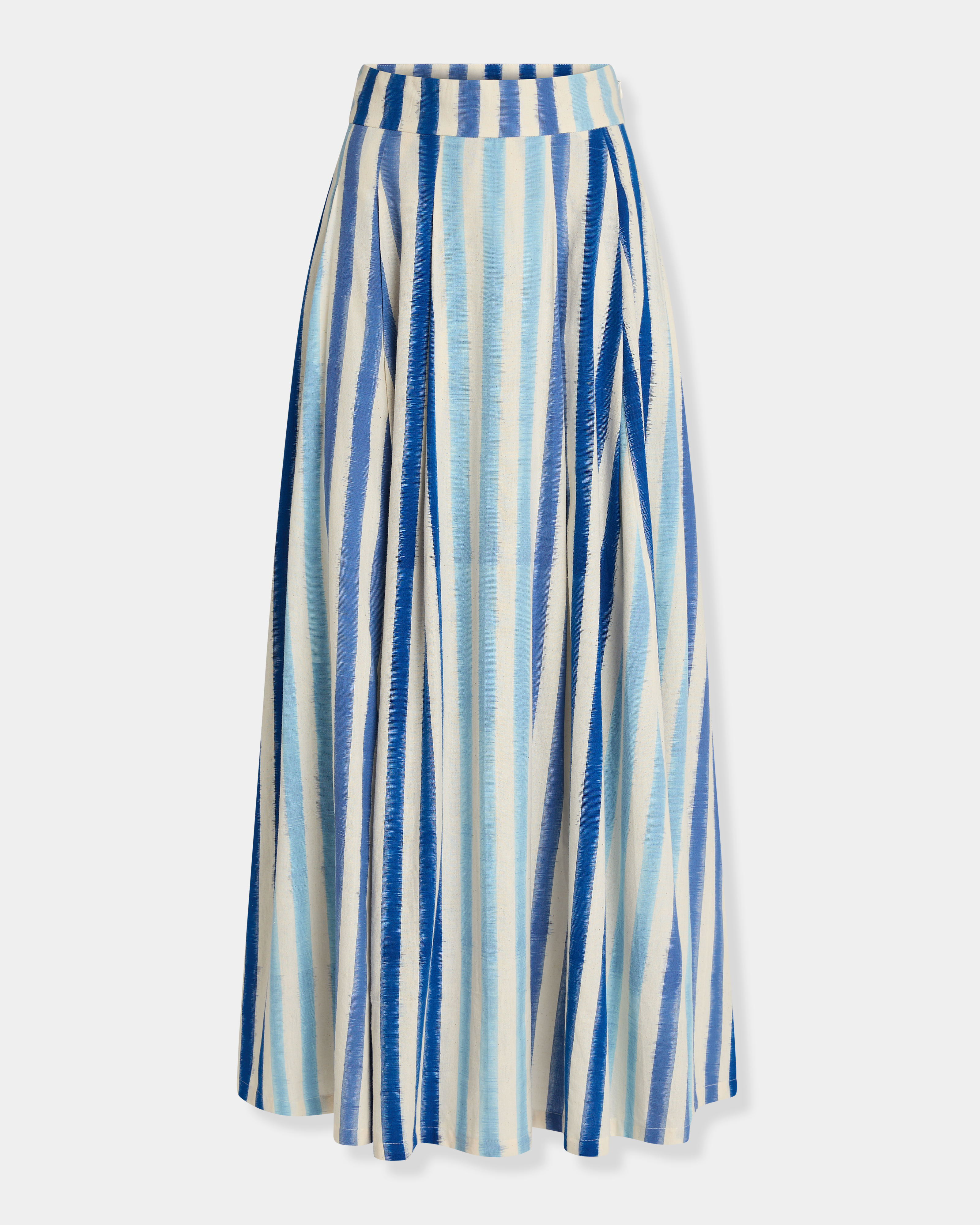 Flaminia Skirt in Ikat Stripes