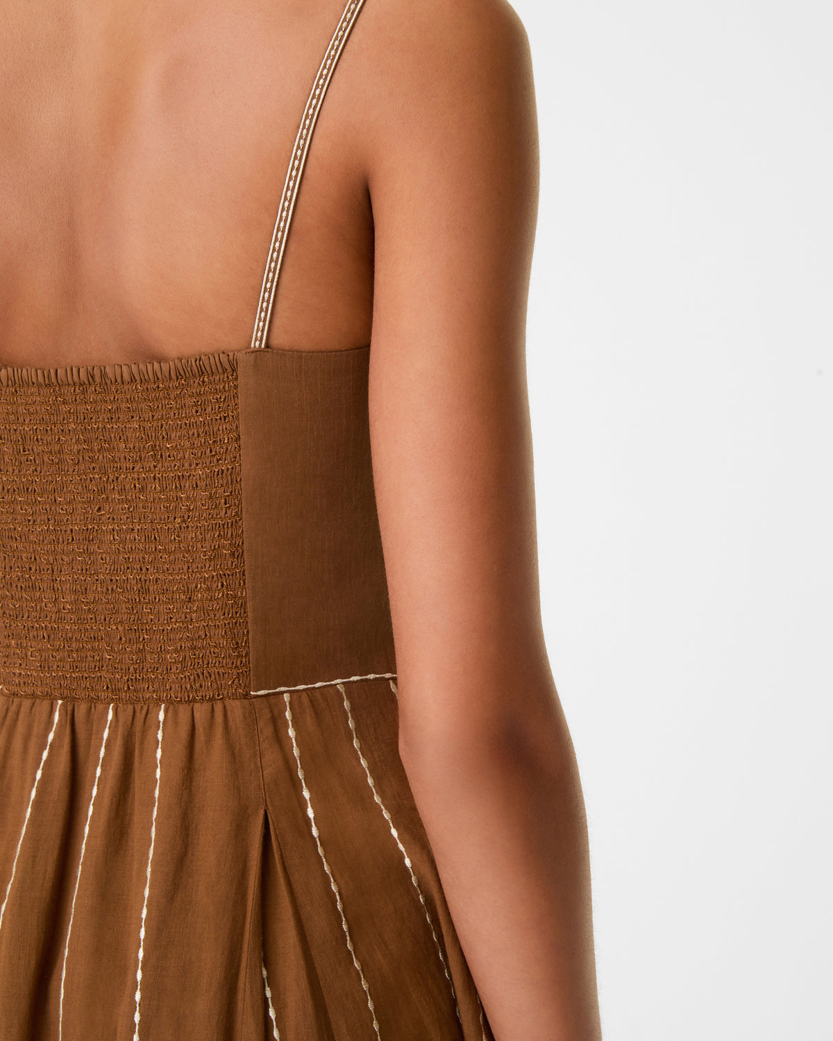 Valya Dress with Lace Embroidery
