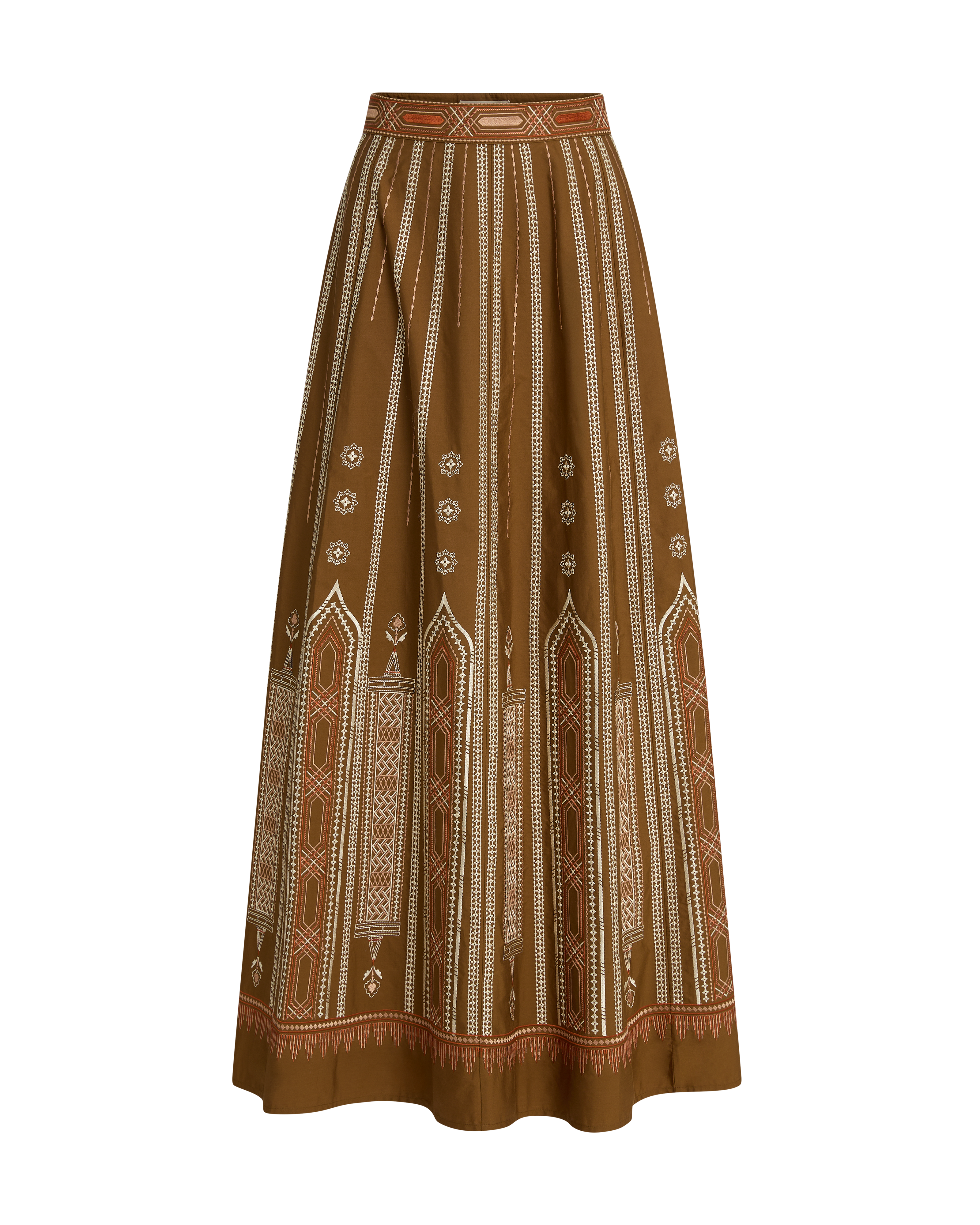 Camille Skirt with Lace Embroidery