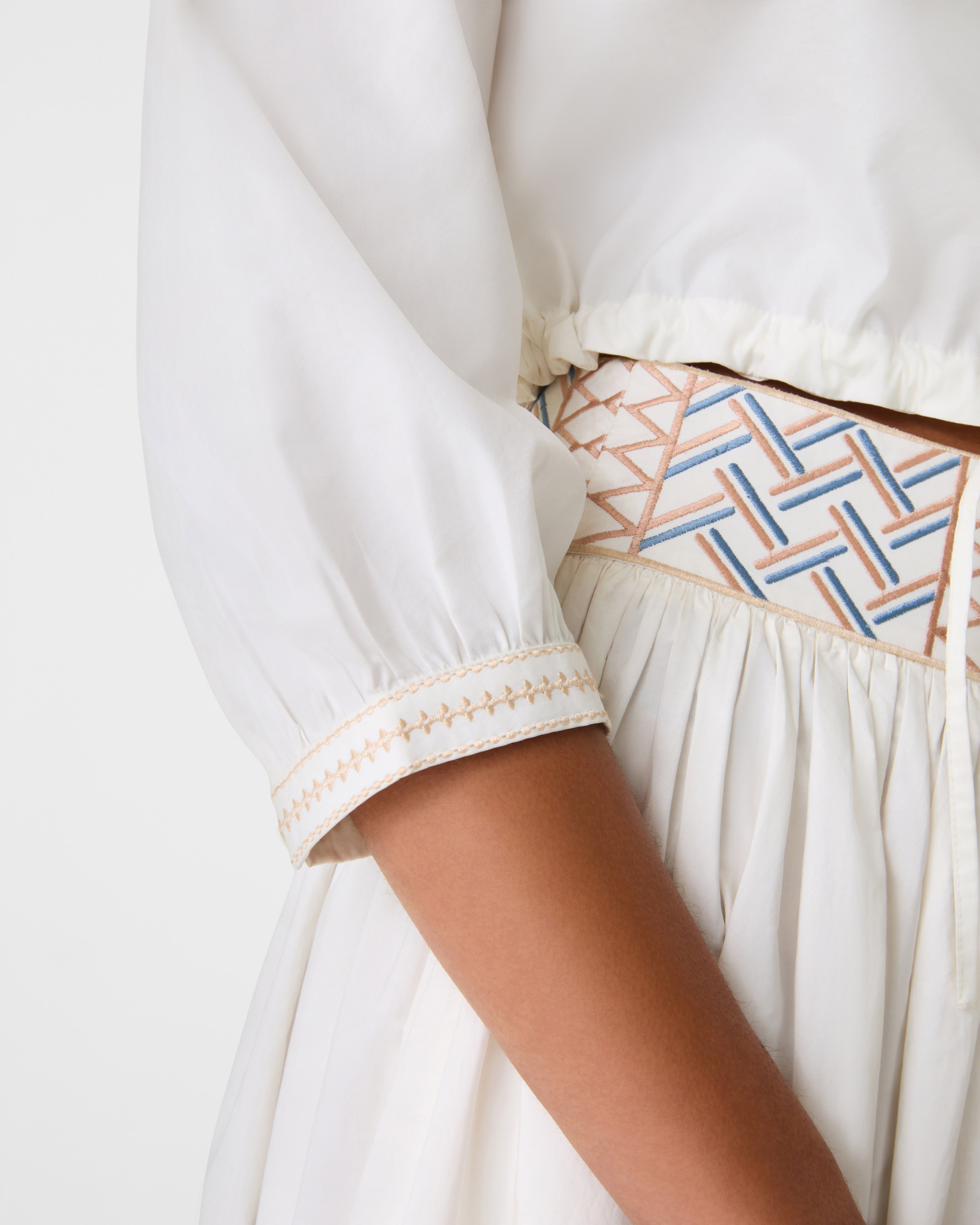 New Jinny Top with Lace Embroidery