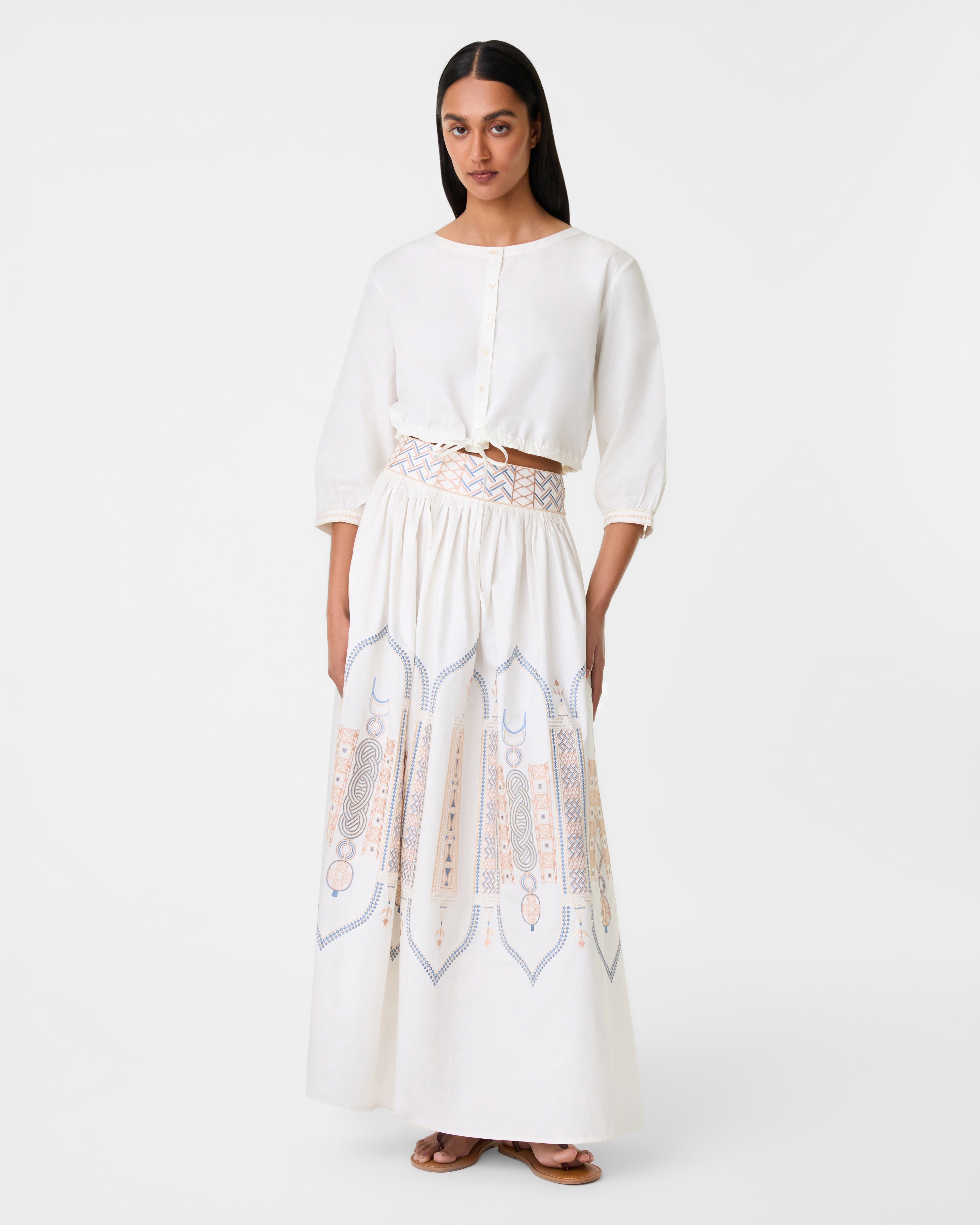 New Jinny Top with Lace Embroidery
