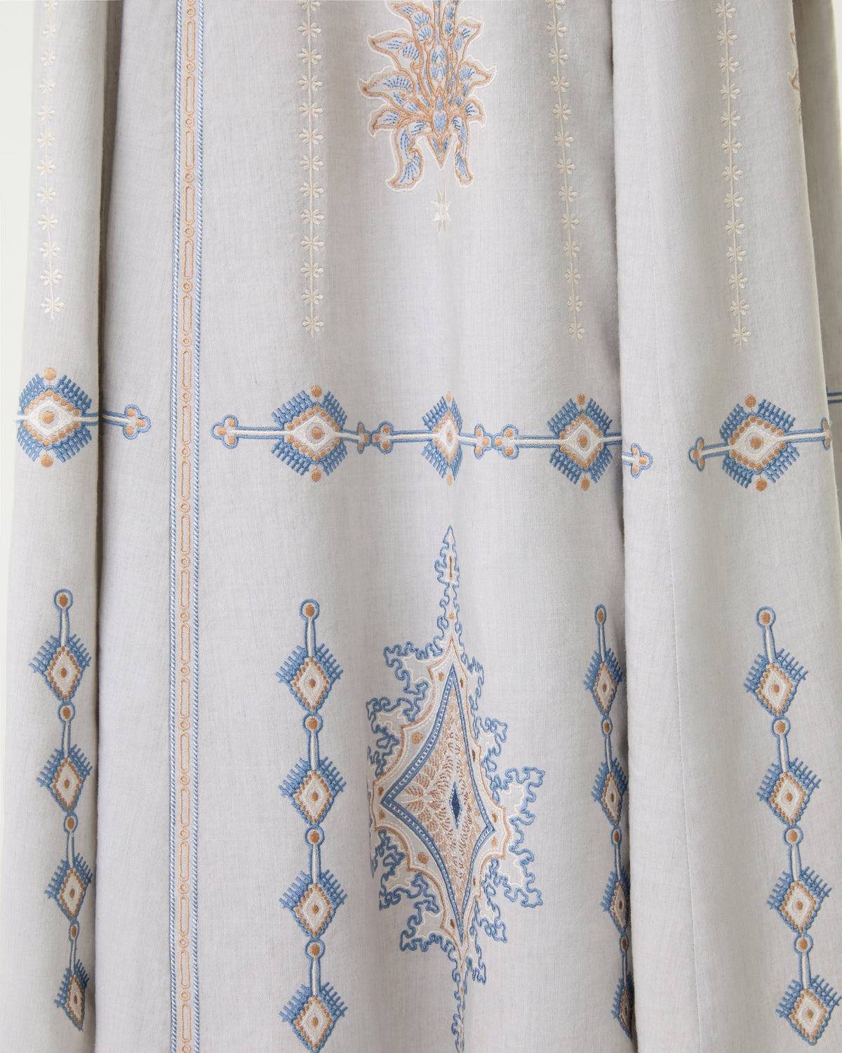 Elida Dress with Meridiana Embroidery