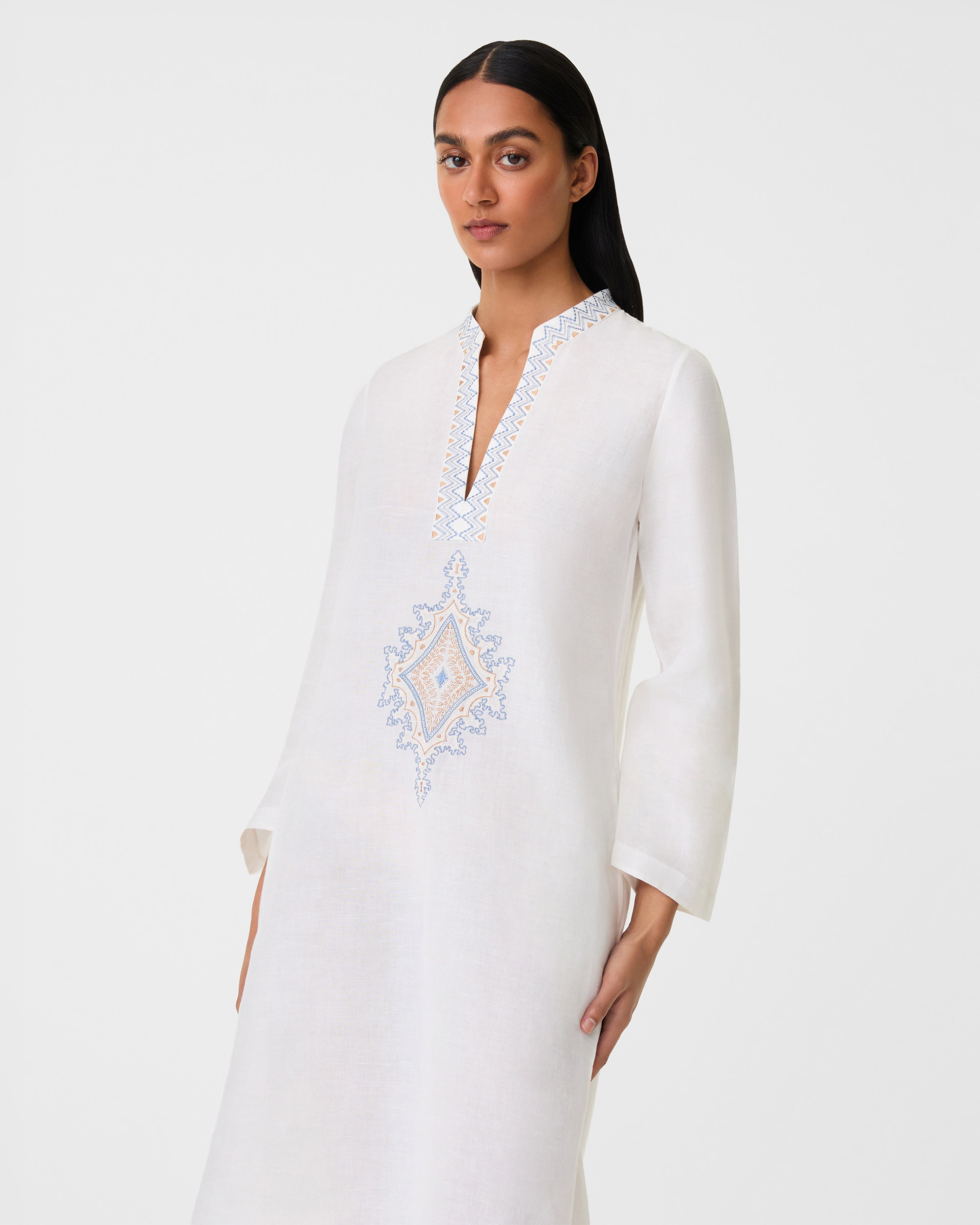 Jenna Caftan with Meridiana Embroidery
