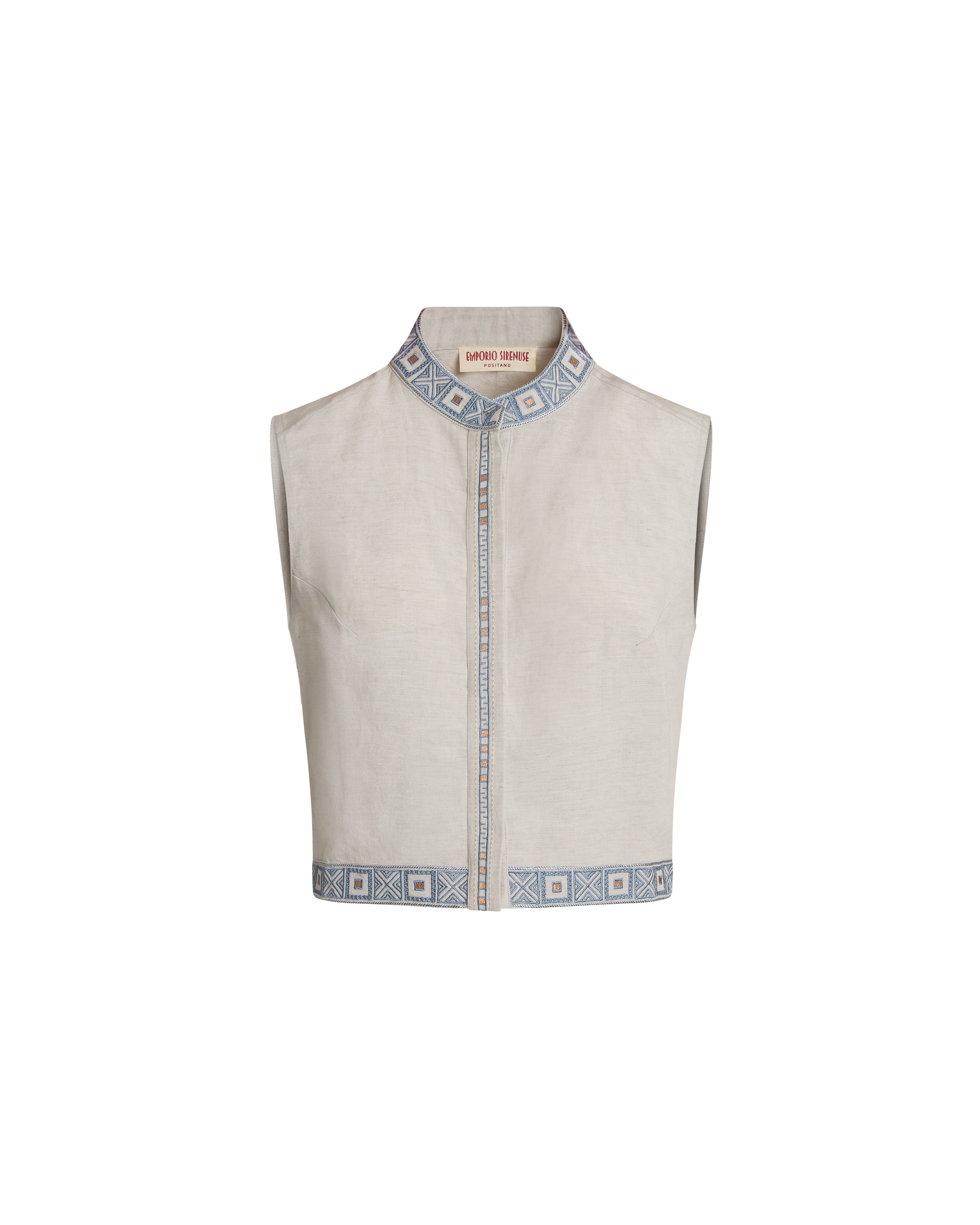 Andorra Top with Meridiana Embroidery