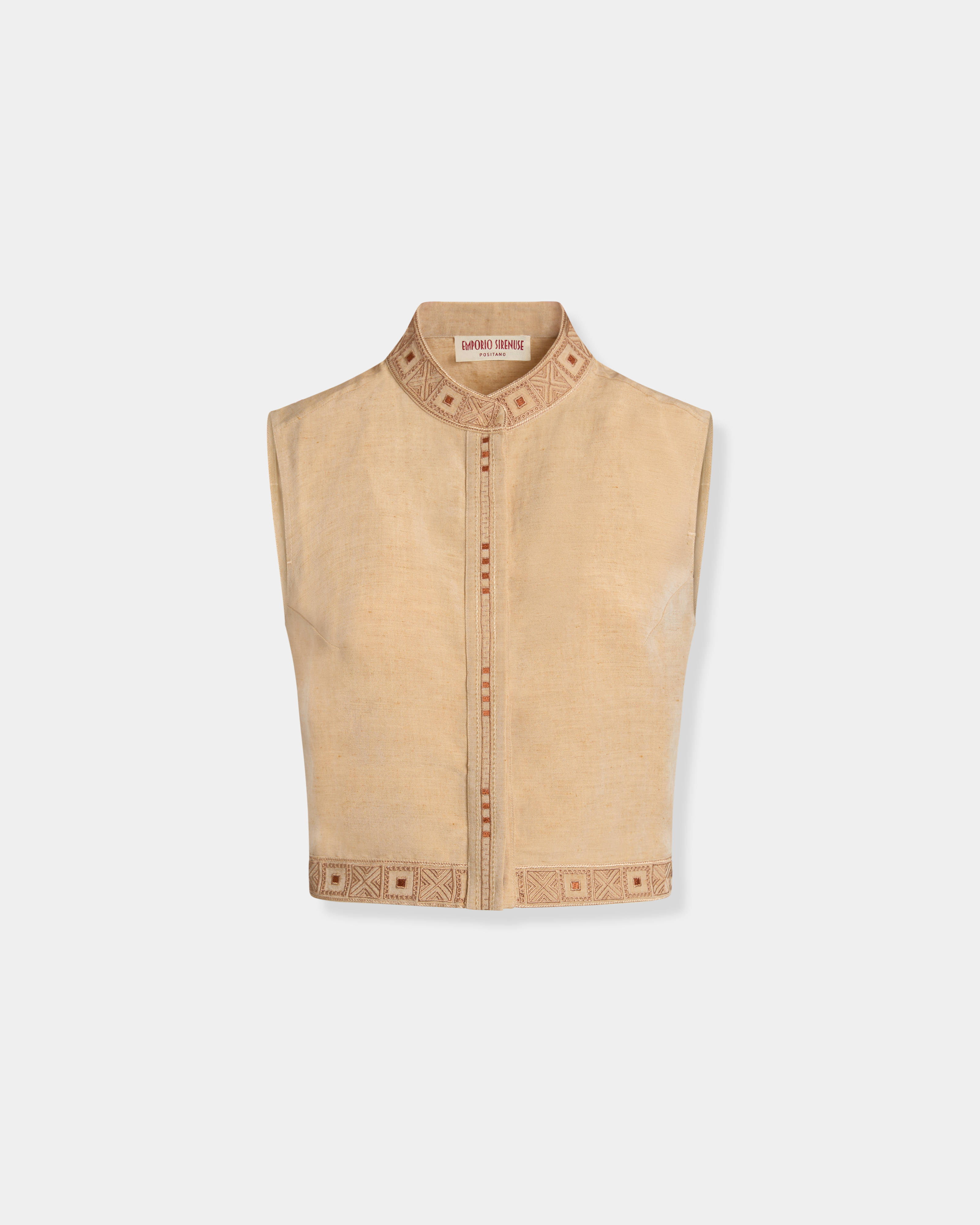 Andorra Top with Meridiana Embroidery