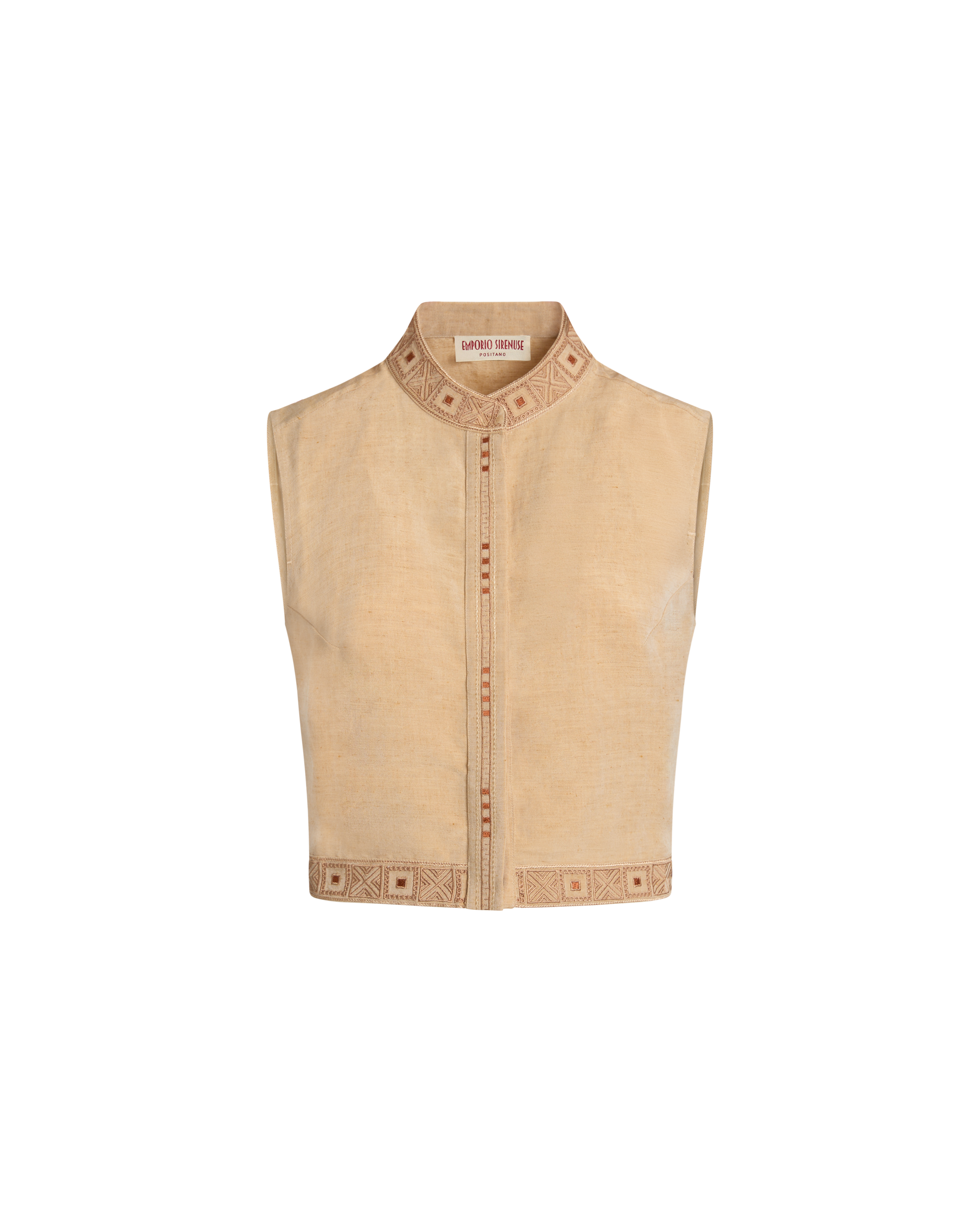 Andorra Top with Meridiana Embroidery