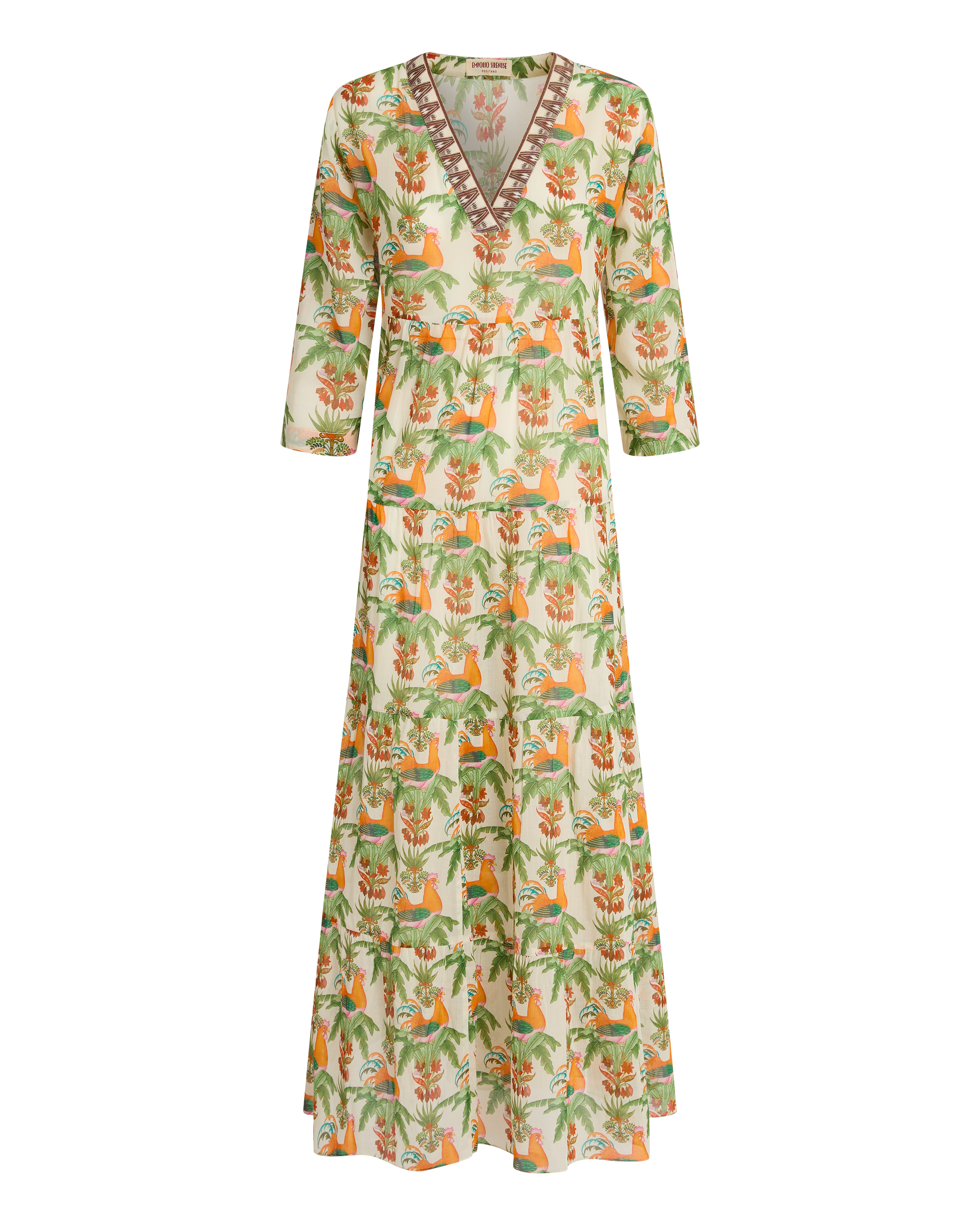 Alba Caftan in Midsummer Print