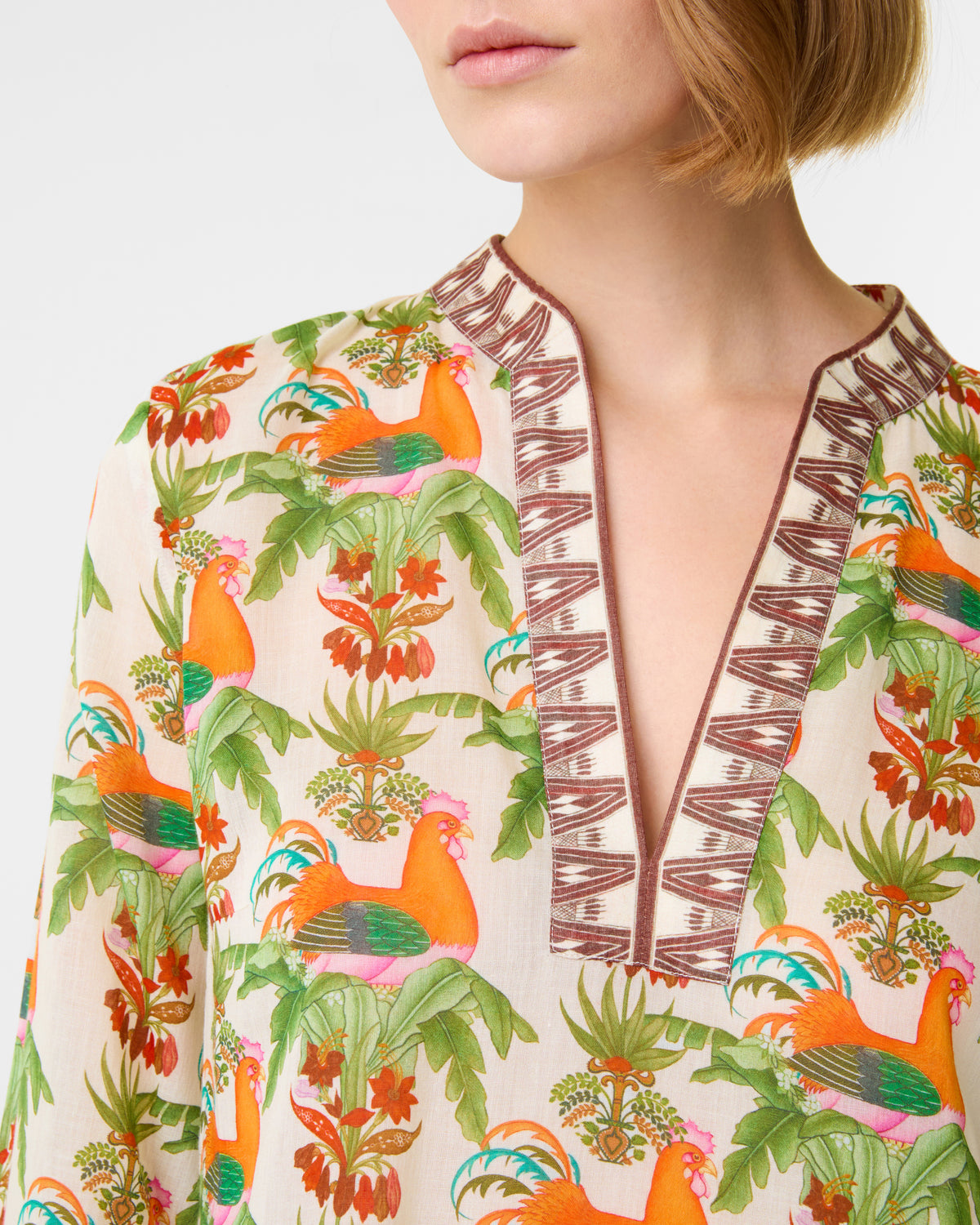 Giada Caftan in Midsummer Print
