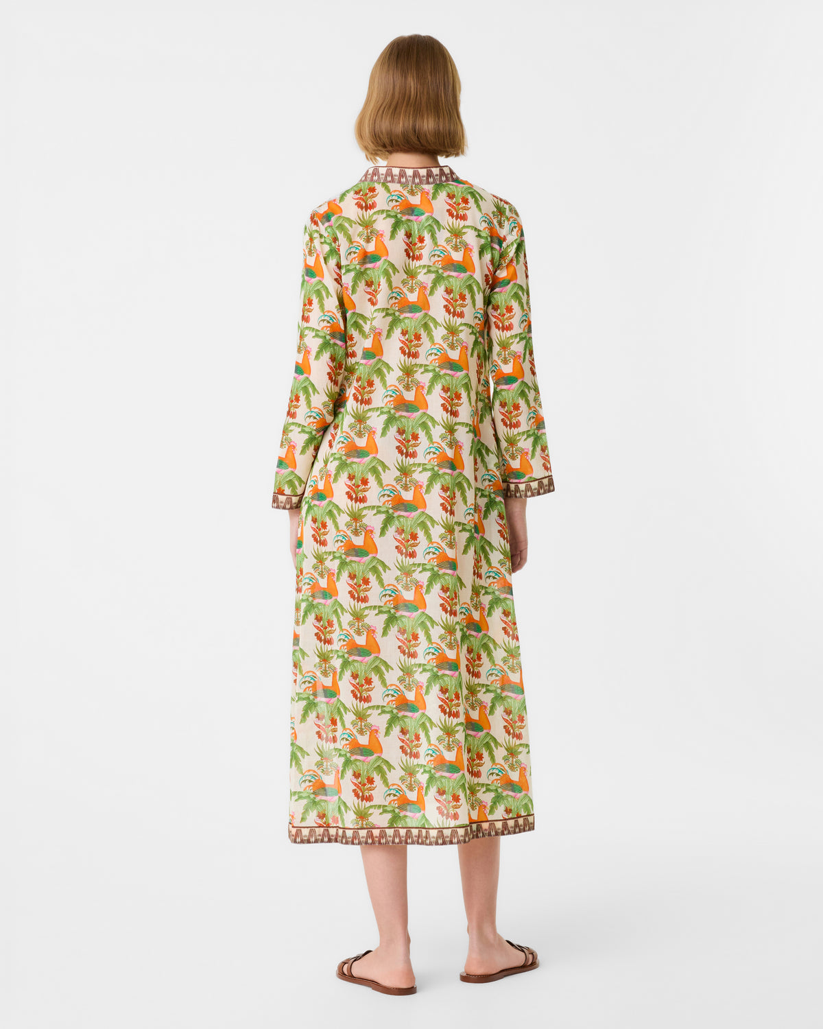Giada Caftan in Midsummer Print