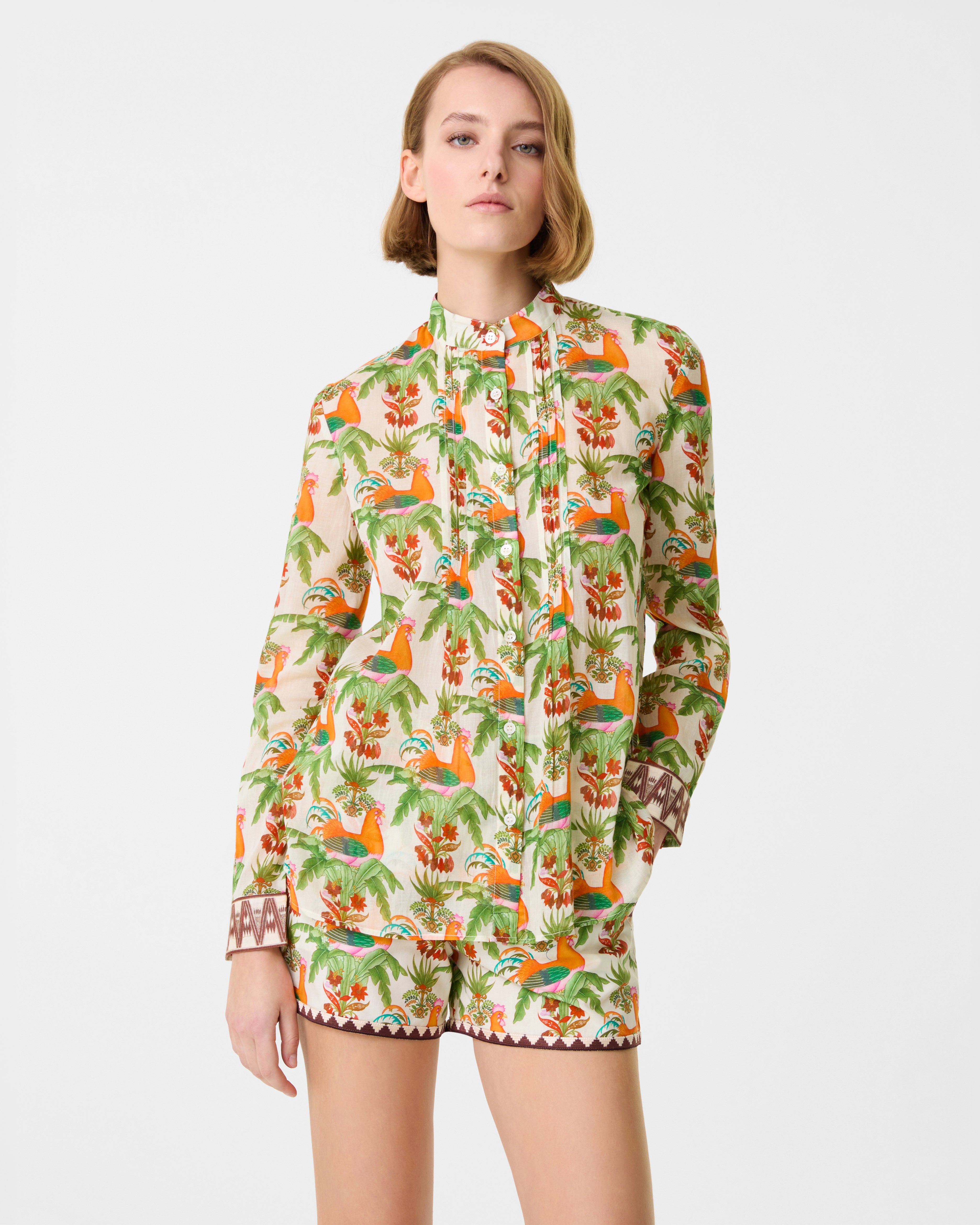 Chiara Shirt in Midsummer Print