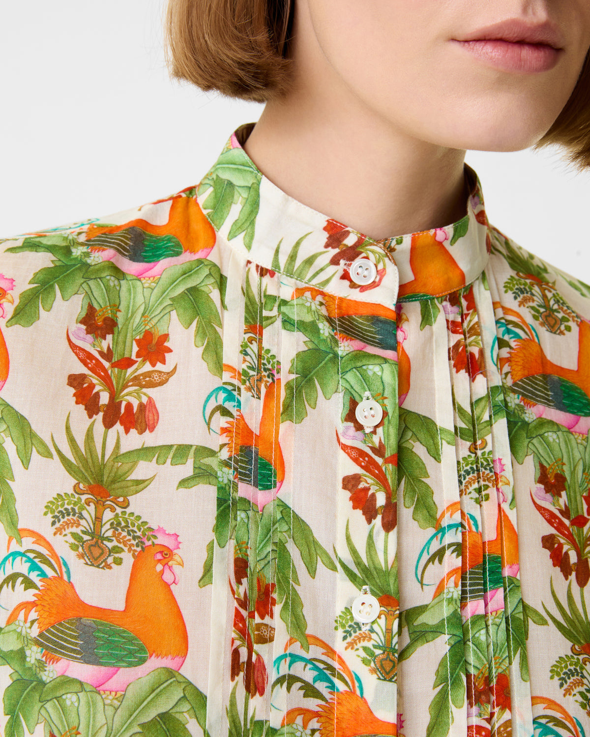 Chiara Shirt in Midsummer Print