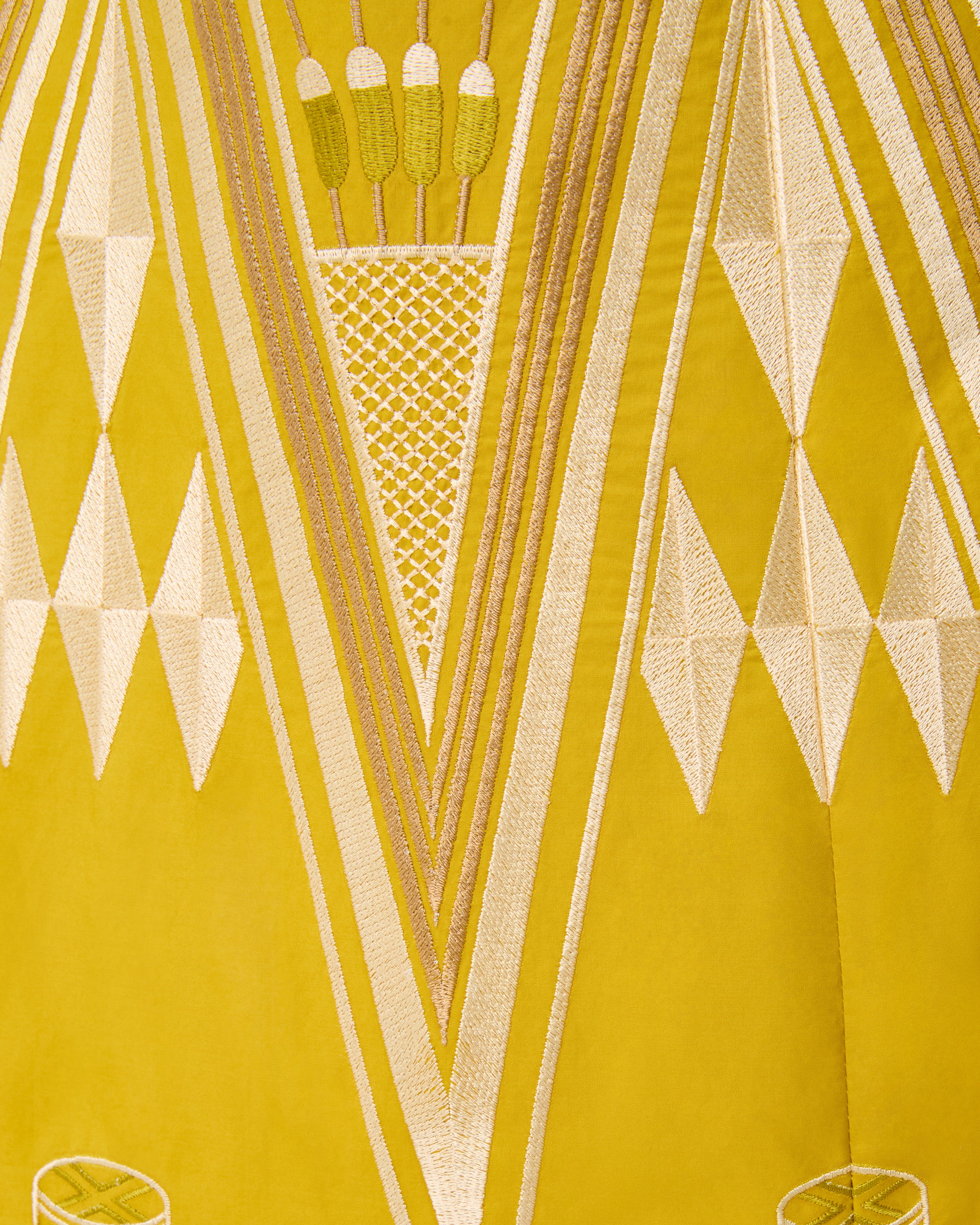 Camille Skirt with Papyrus Embroidery