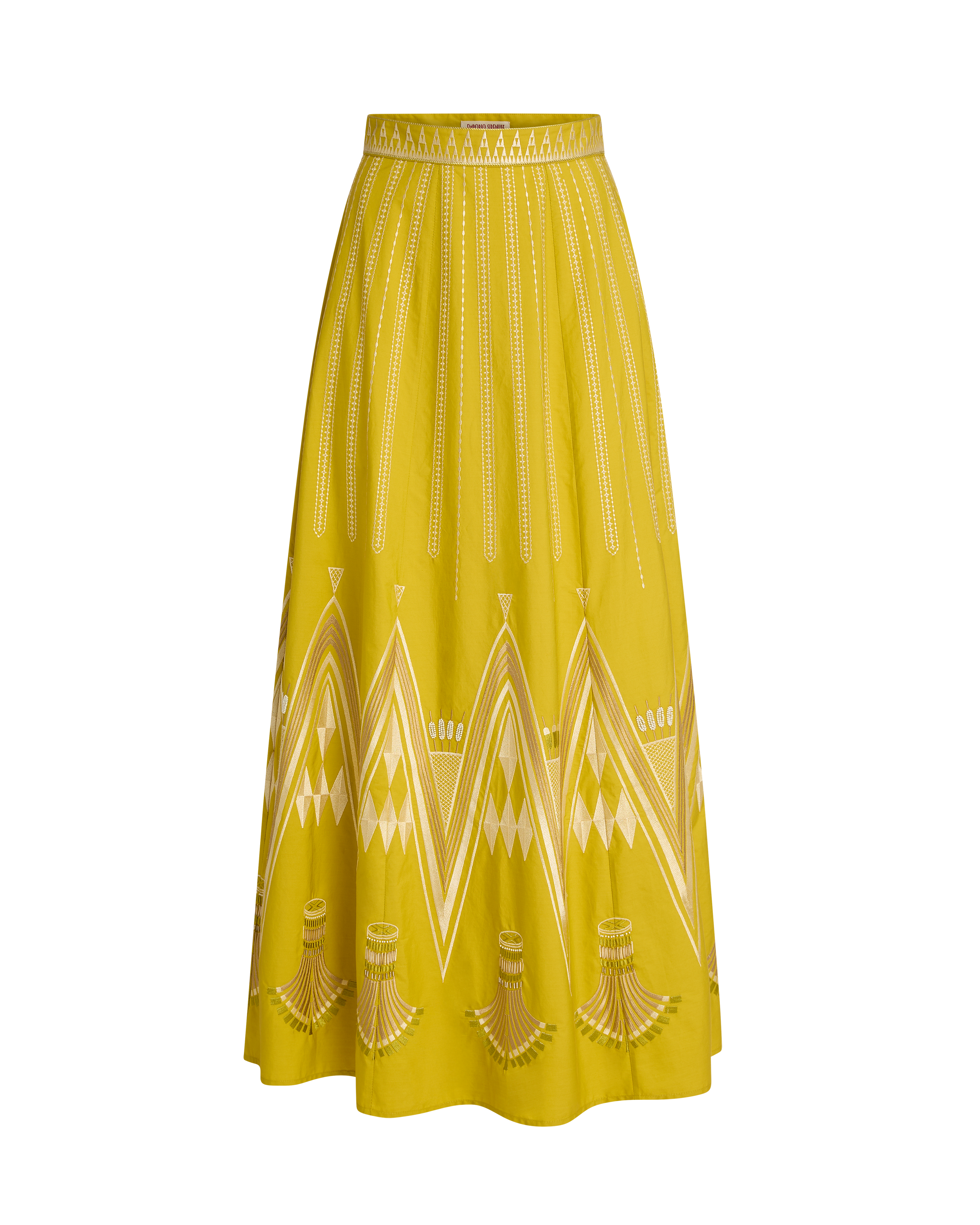 Camille Skirt with Papyrus Embroidery