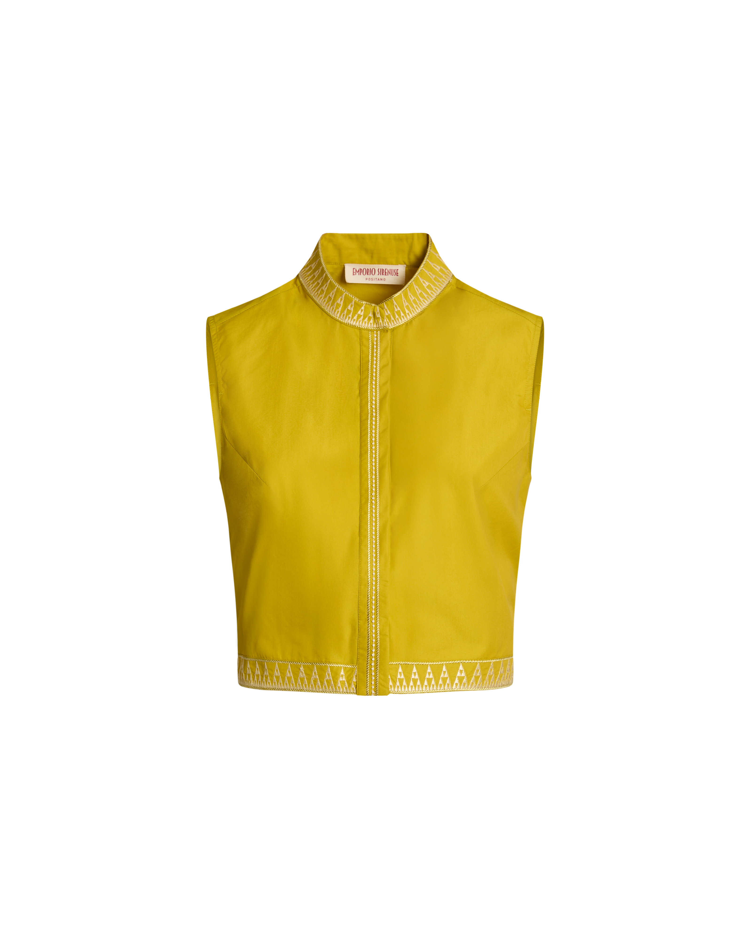 Andorra Top with Papyrus Embroidery