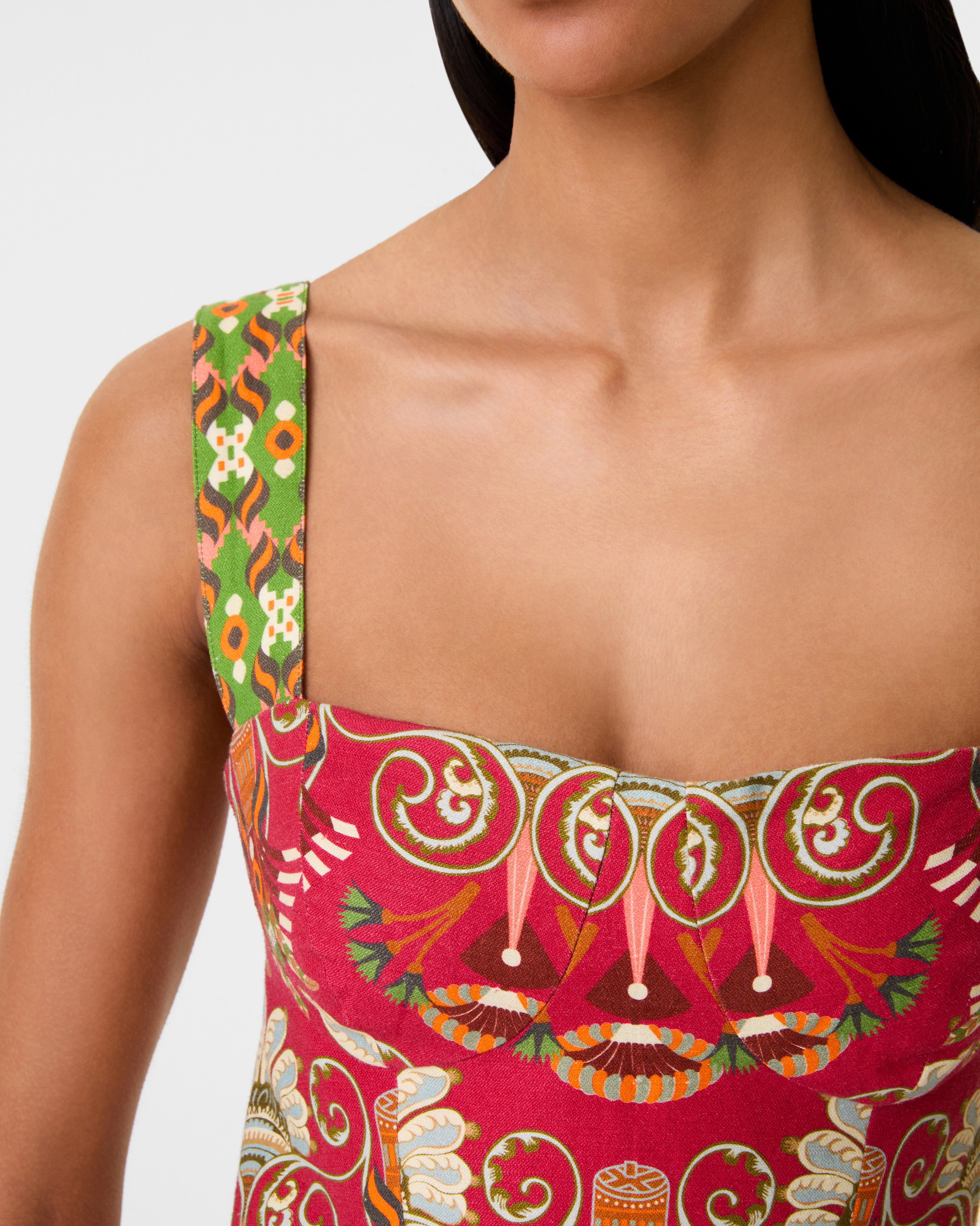 Azzurra Dress in River Valley Print