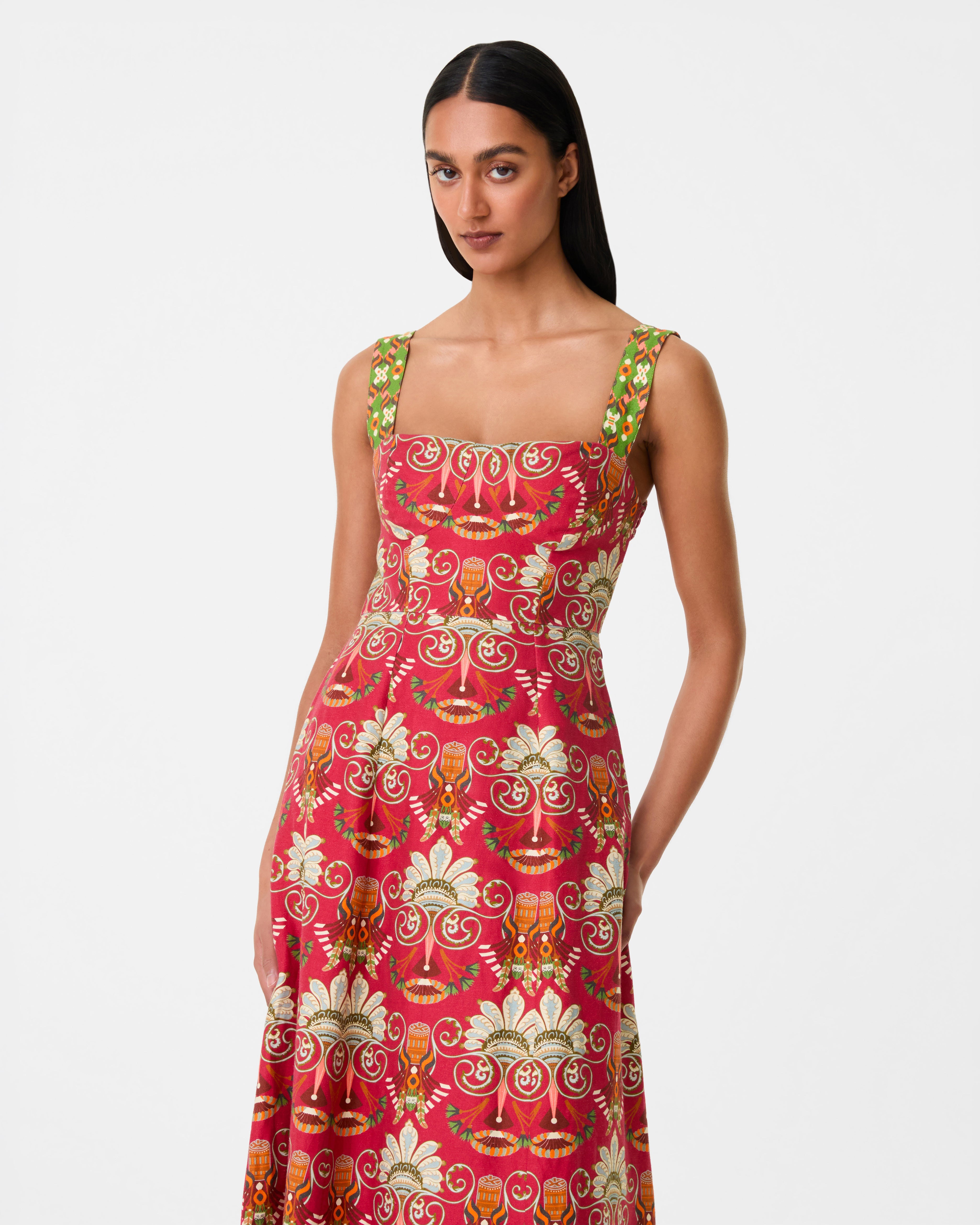 Azzurra Dress in River Valley Print