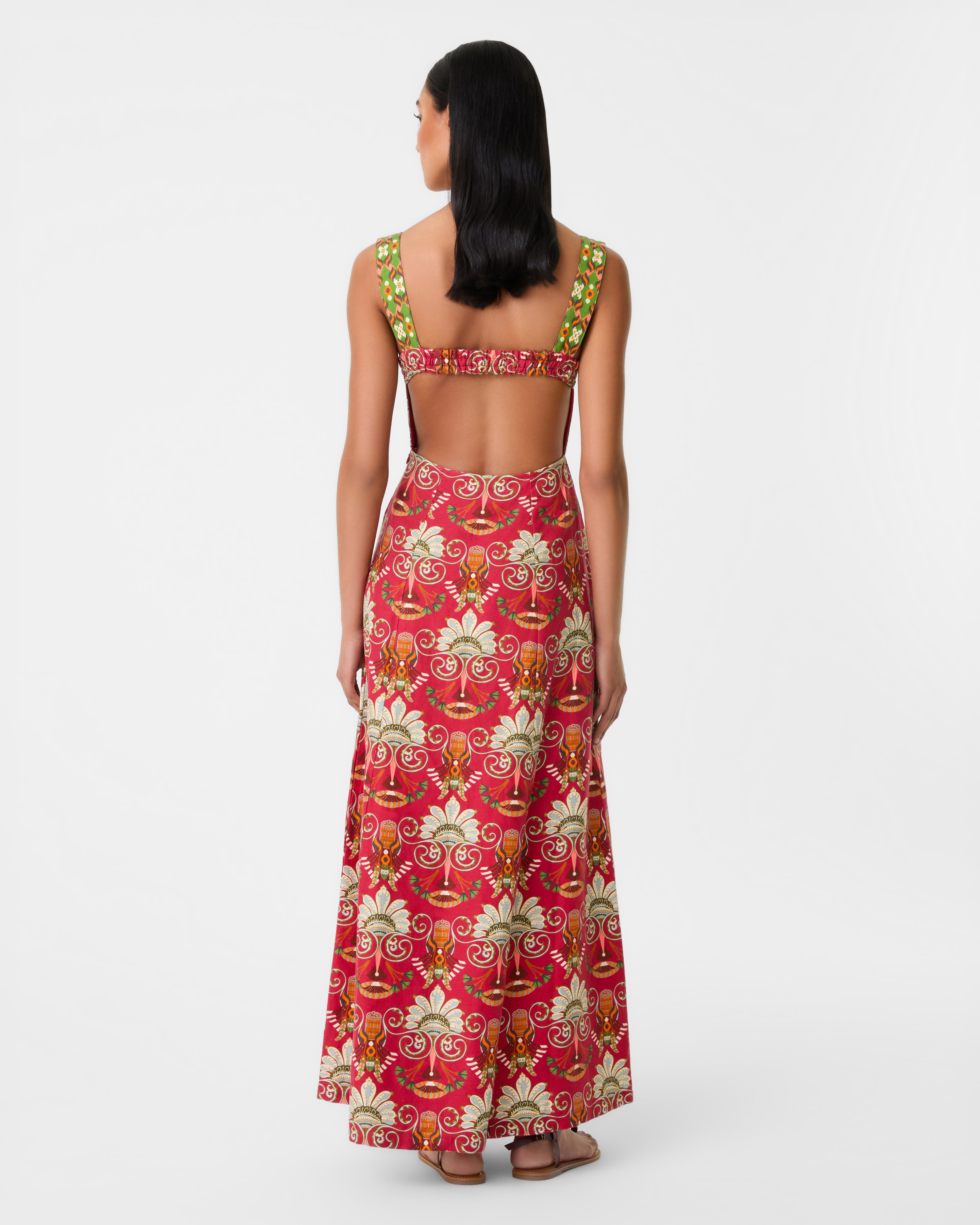 Azzurra Dress in River Valley Print