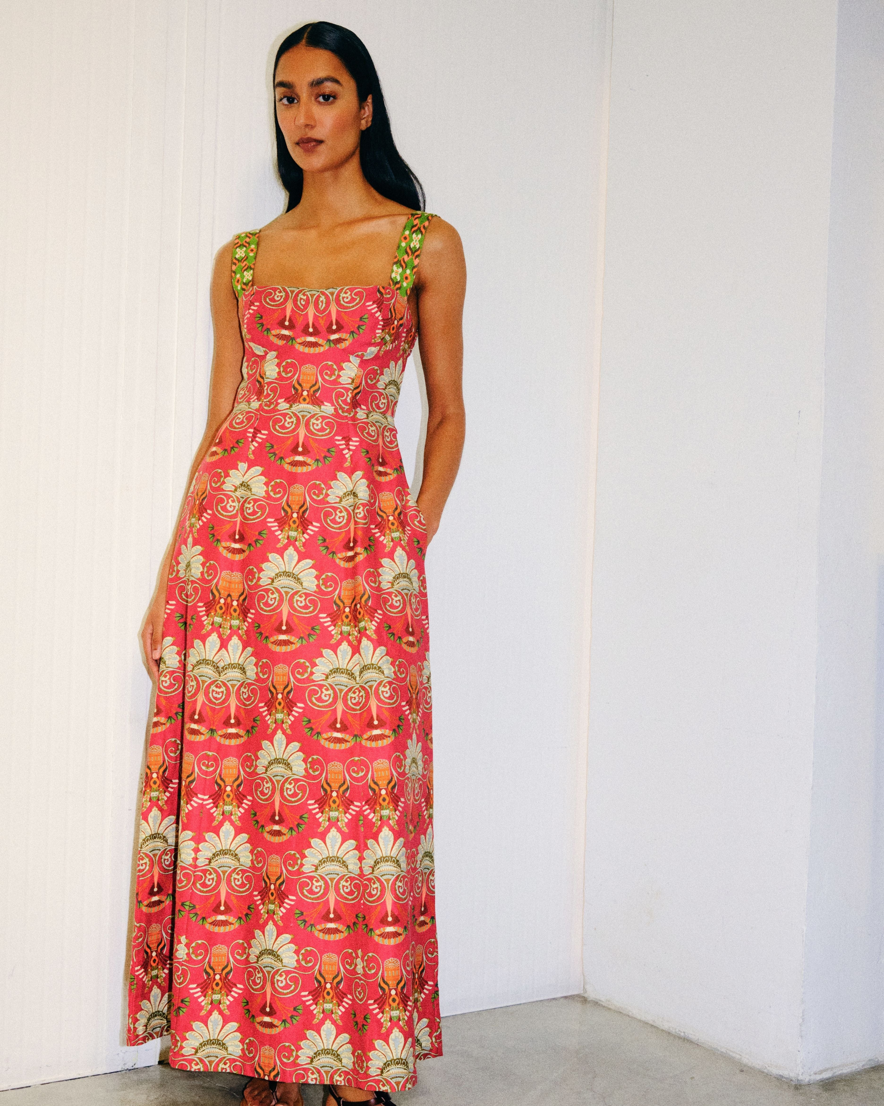 Azzurra Dress in River Valley Print