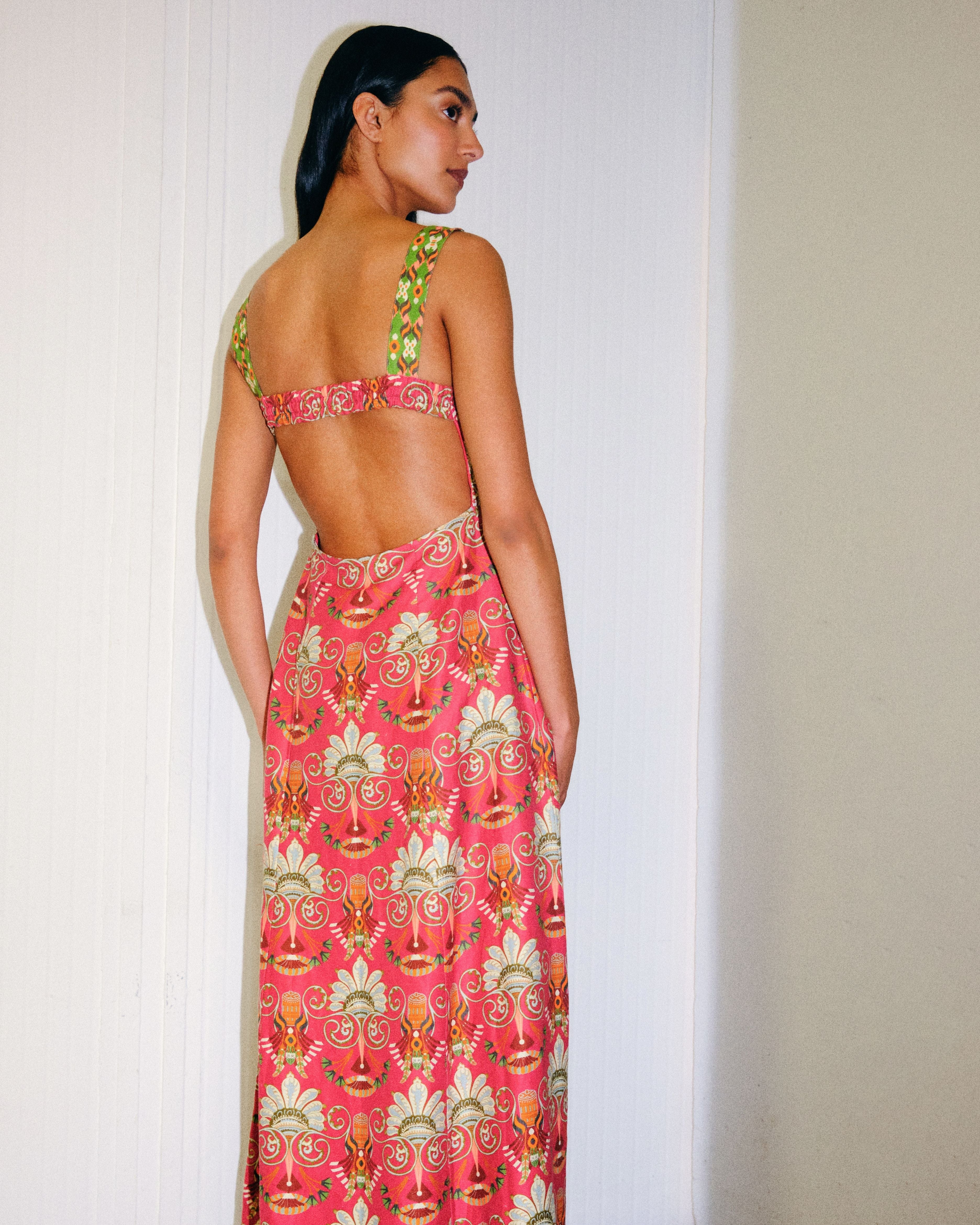 Azzurra Dress in River Valley Print