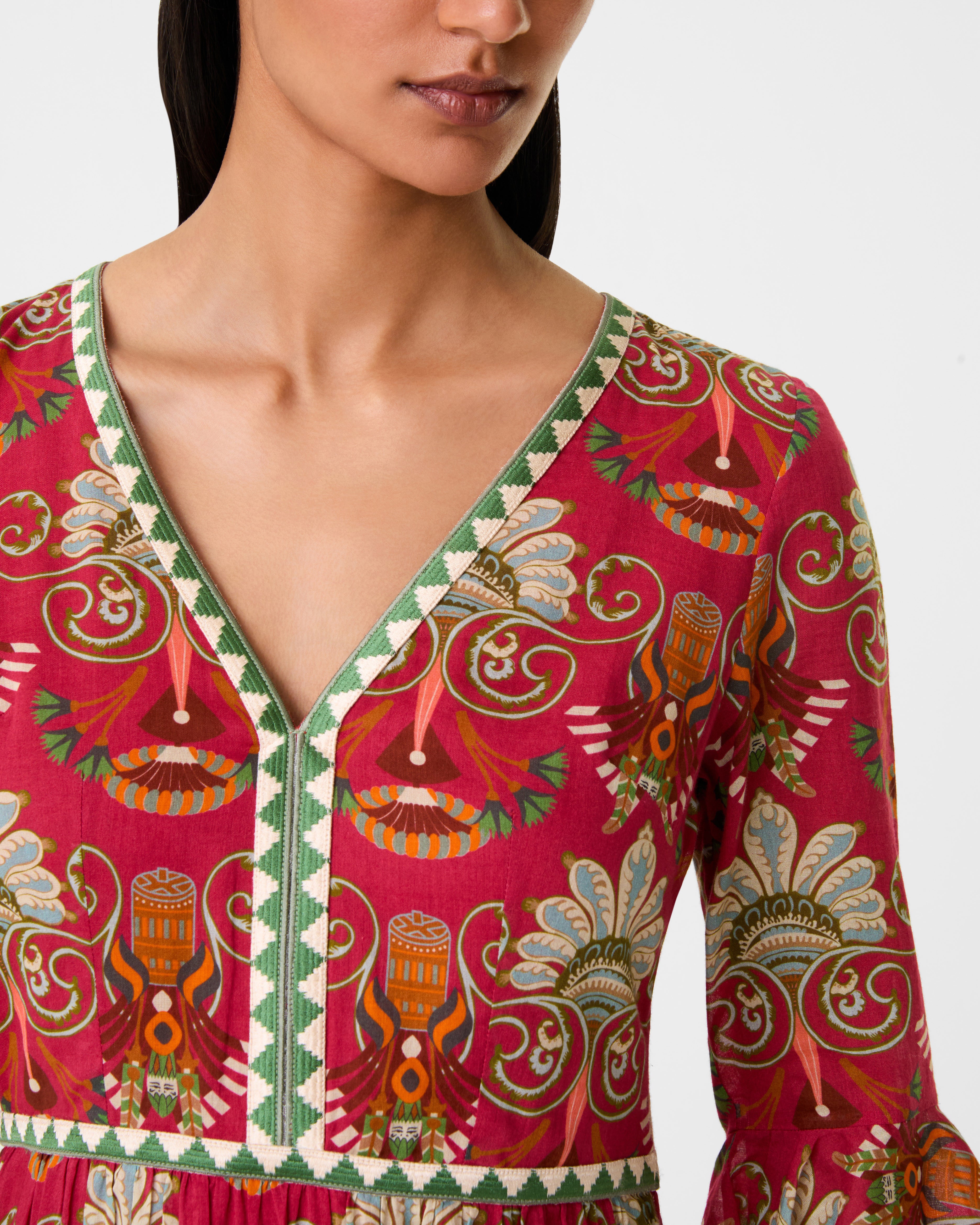 Bella Dress in River Valley Print