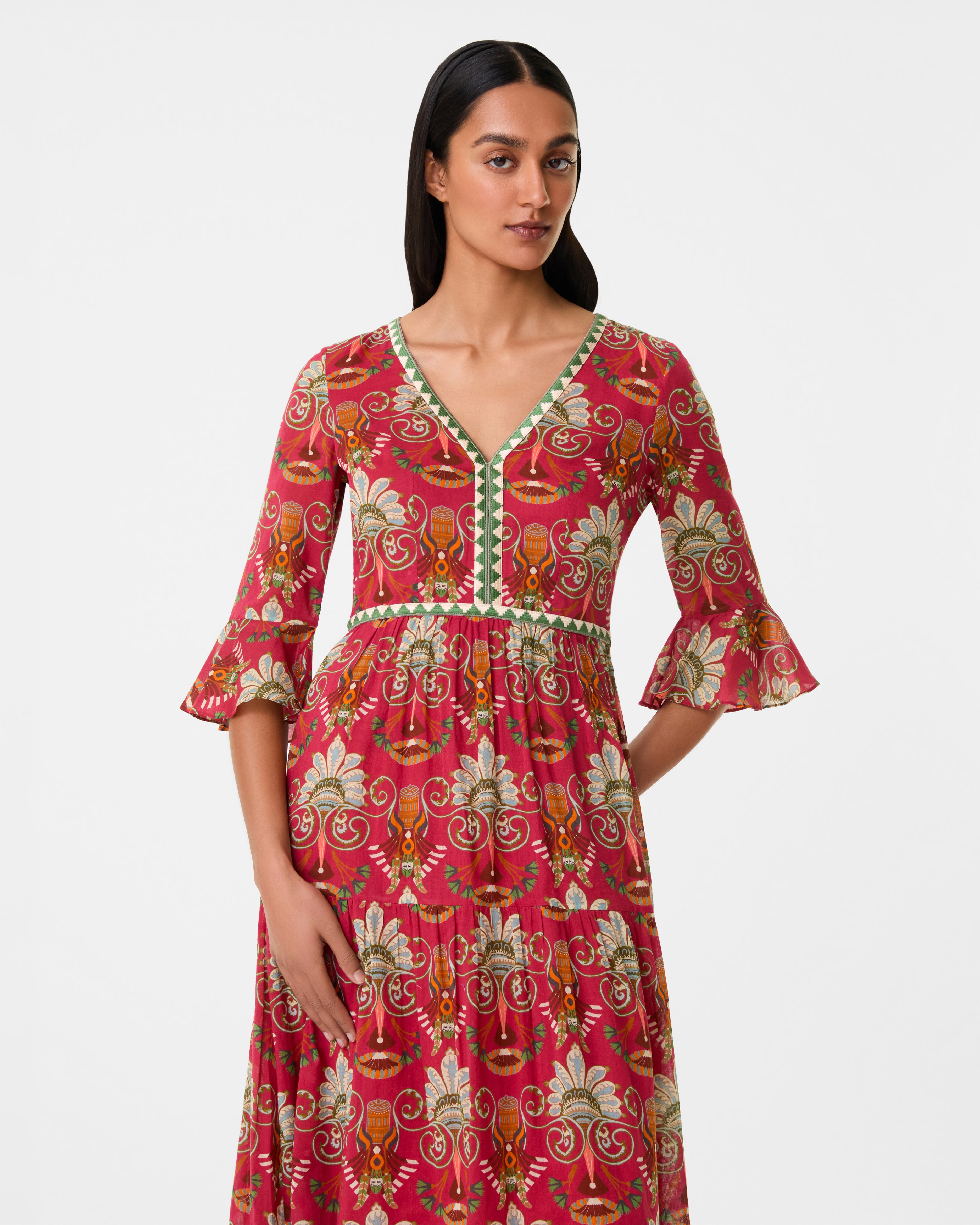 Bella Dress in River Valley Print