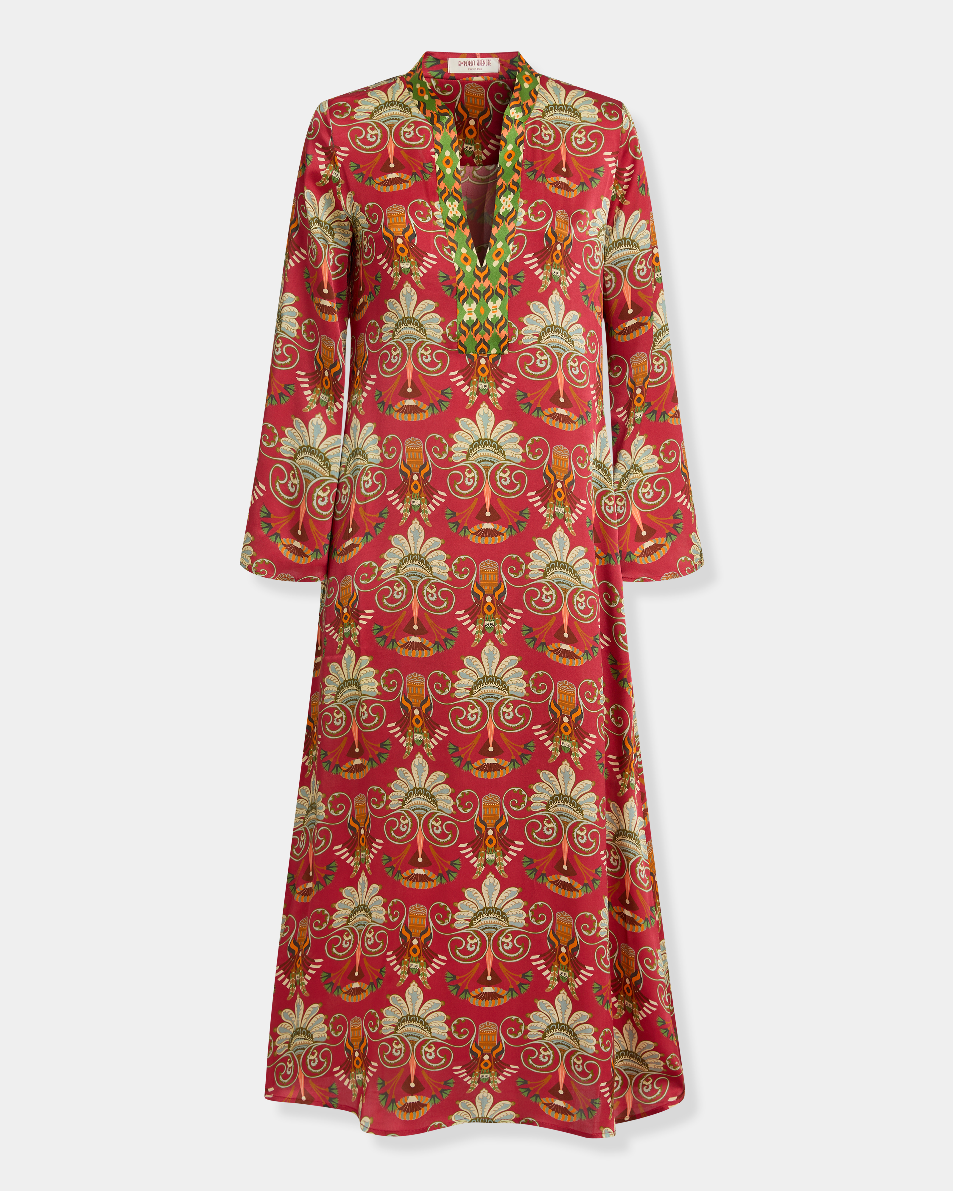 Jenna Caftan in River Valley Print