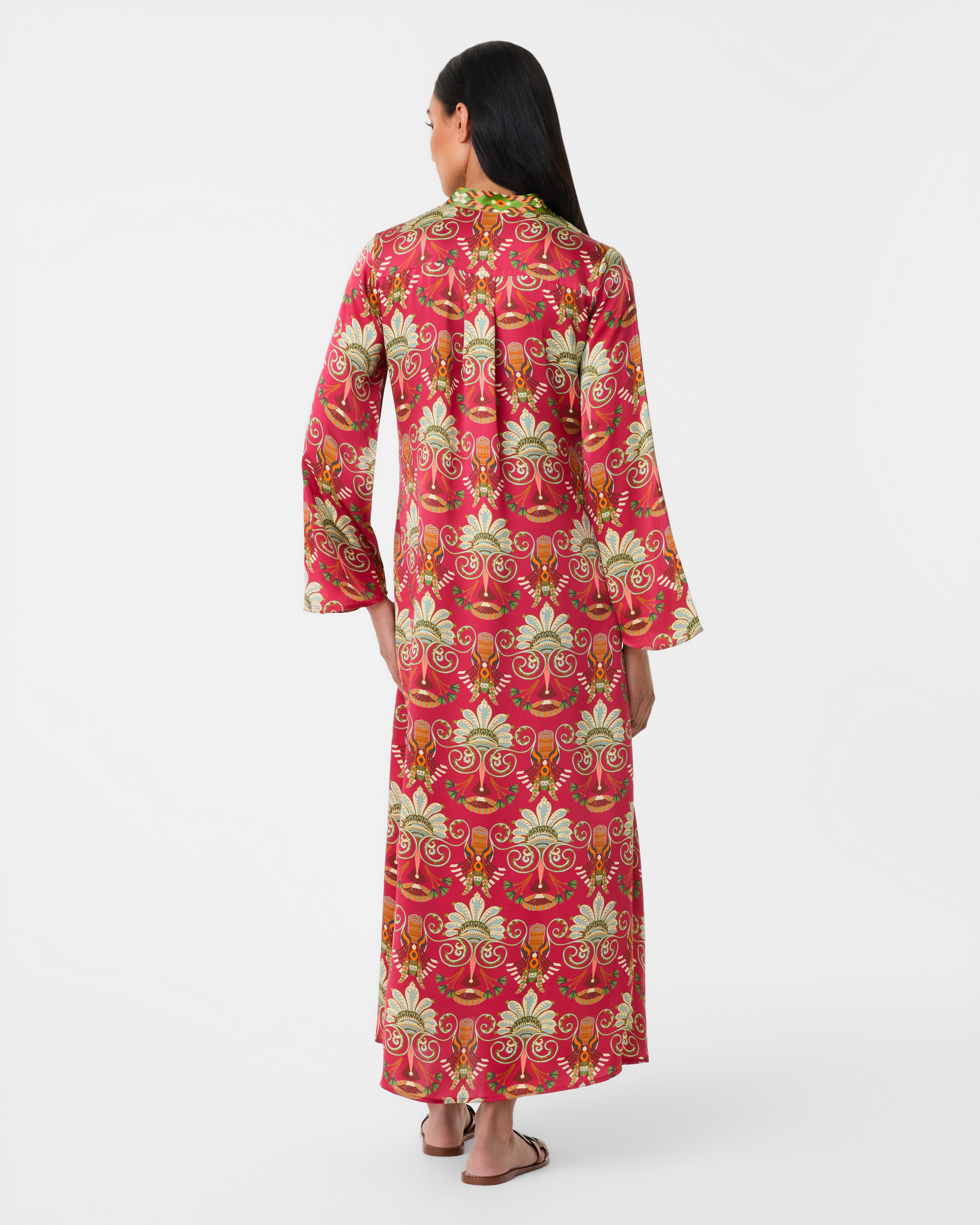 Jenna Caftan in River Valley Print