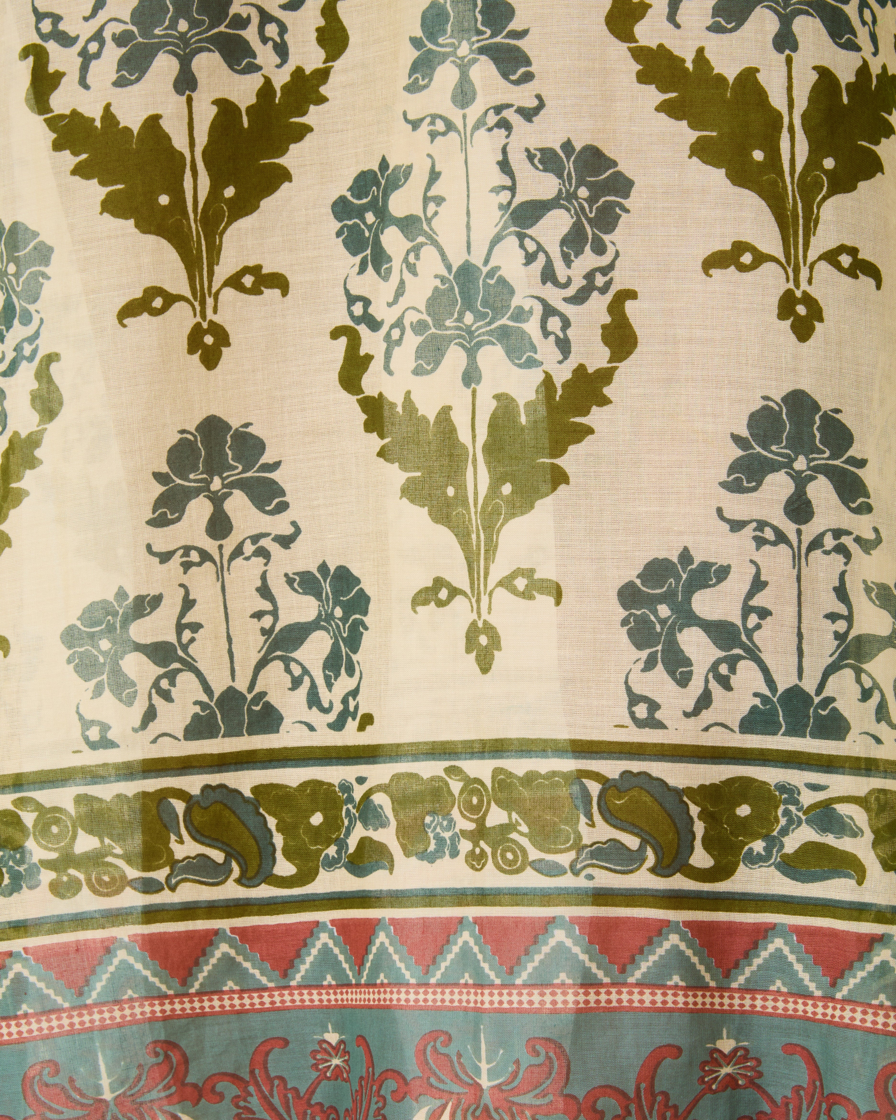 Giada Caftan in Three Flowers Print