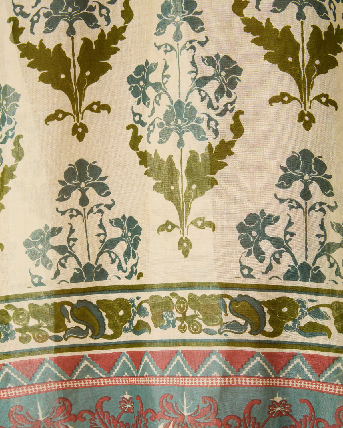 Giada Caftan in Three Flowers Print