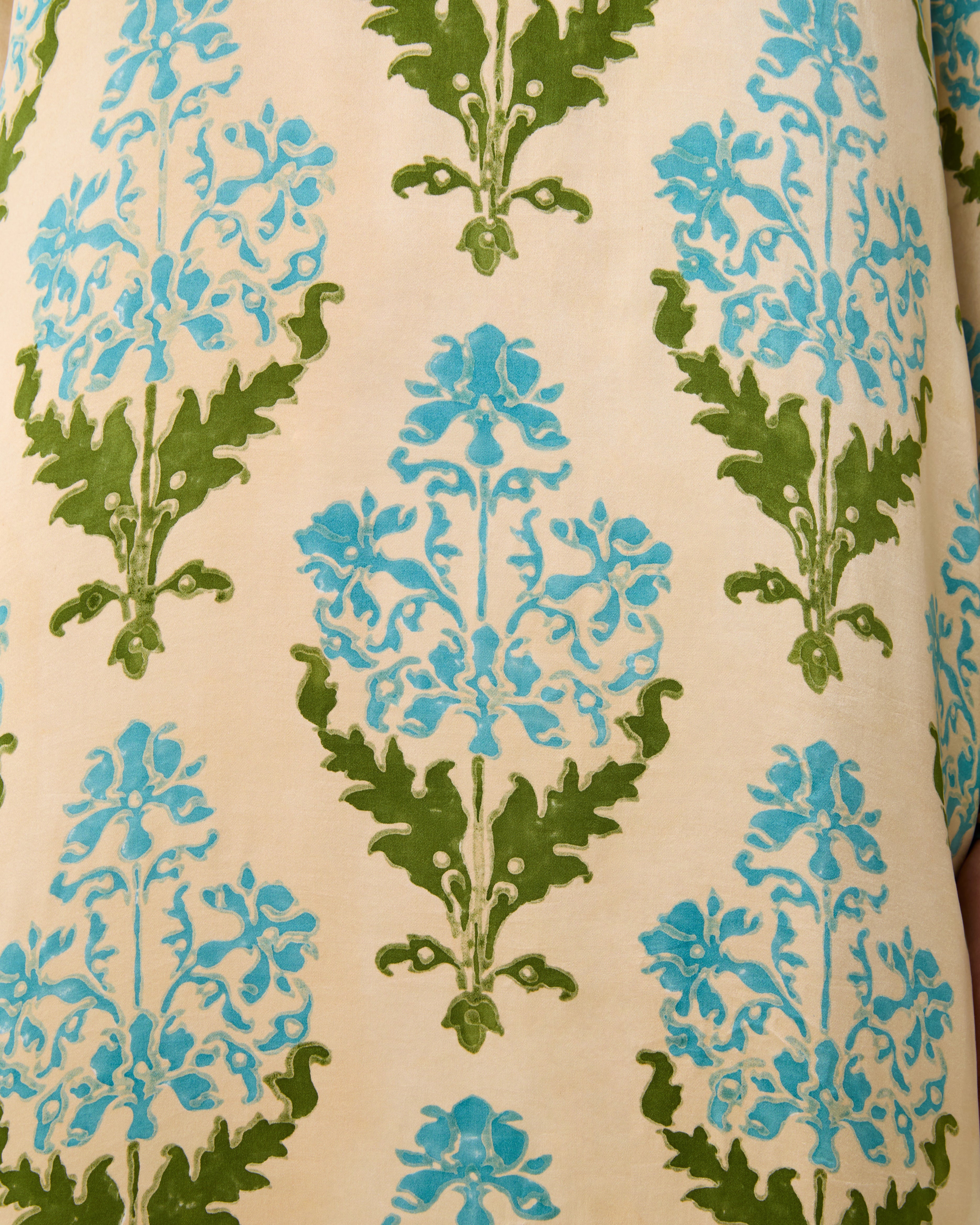 Jenna Caftan in Three Flowers Print