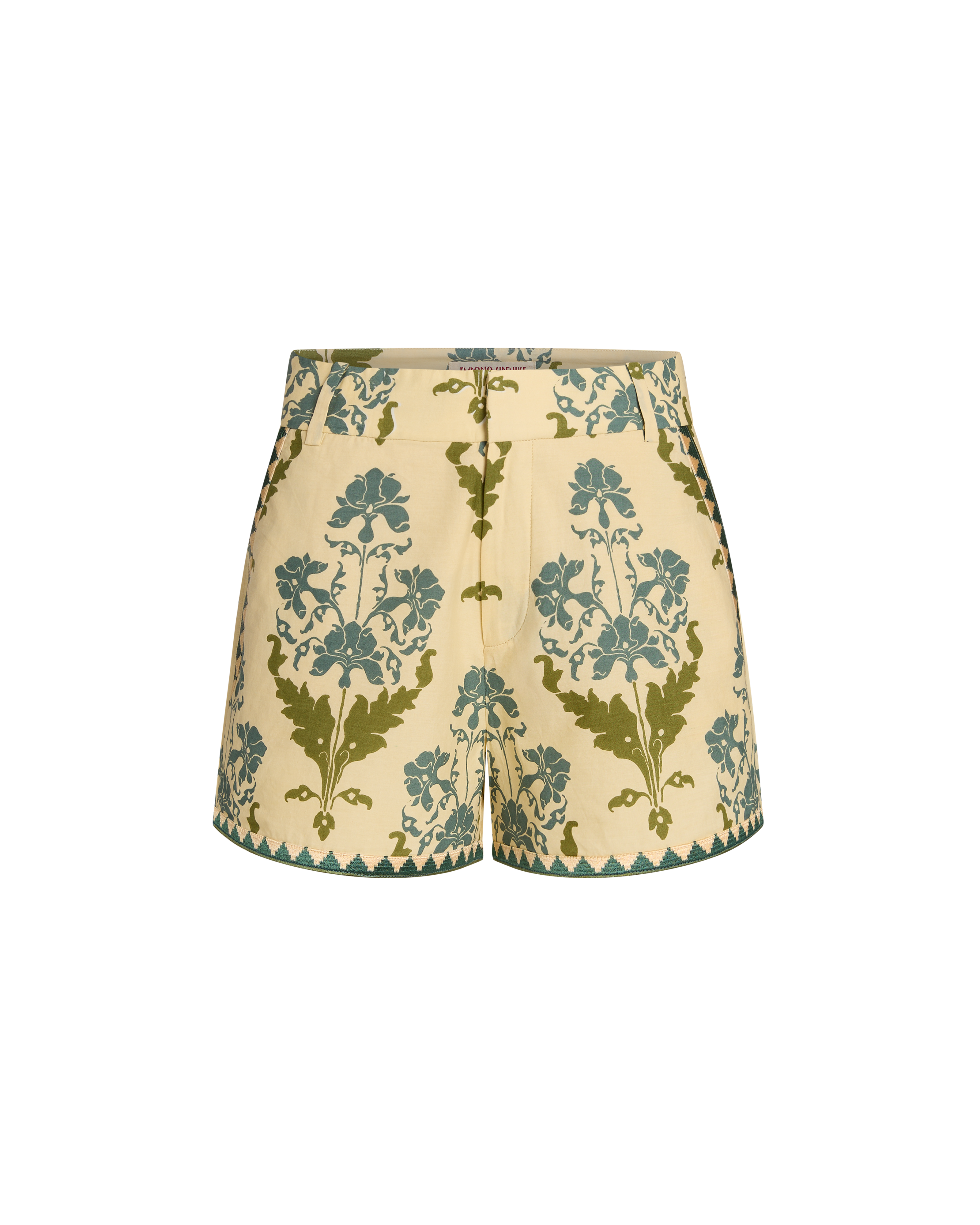 Shorts in Three Flowers Print