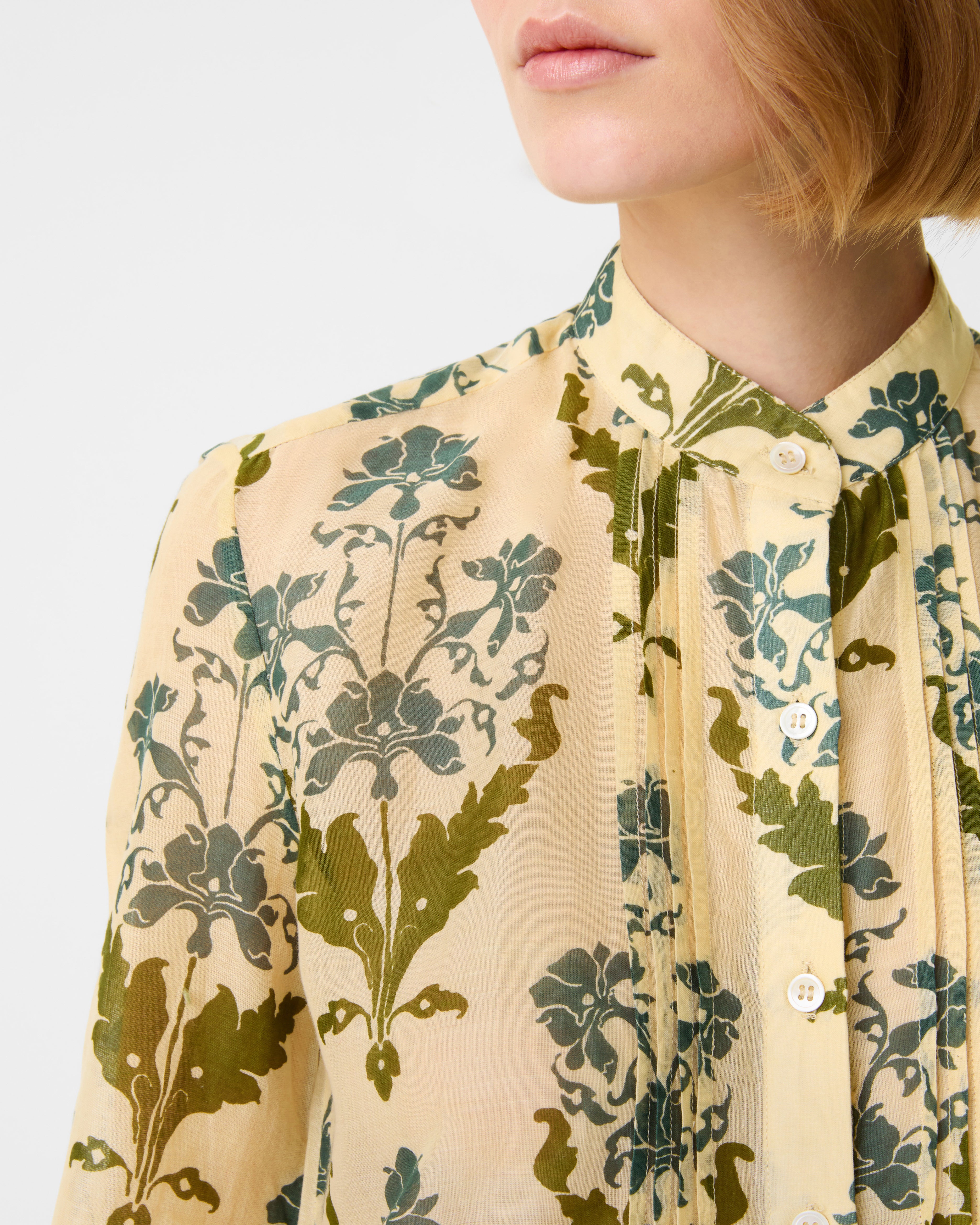 Chiara Shirt in Three Flowers Print
