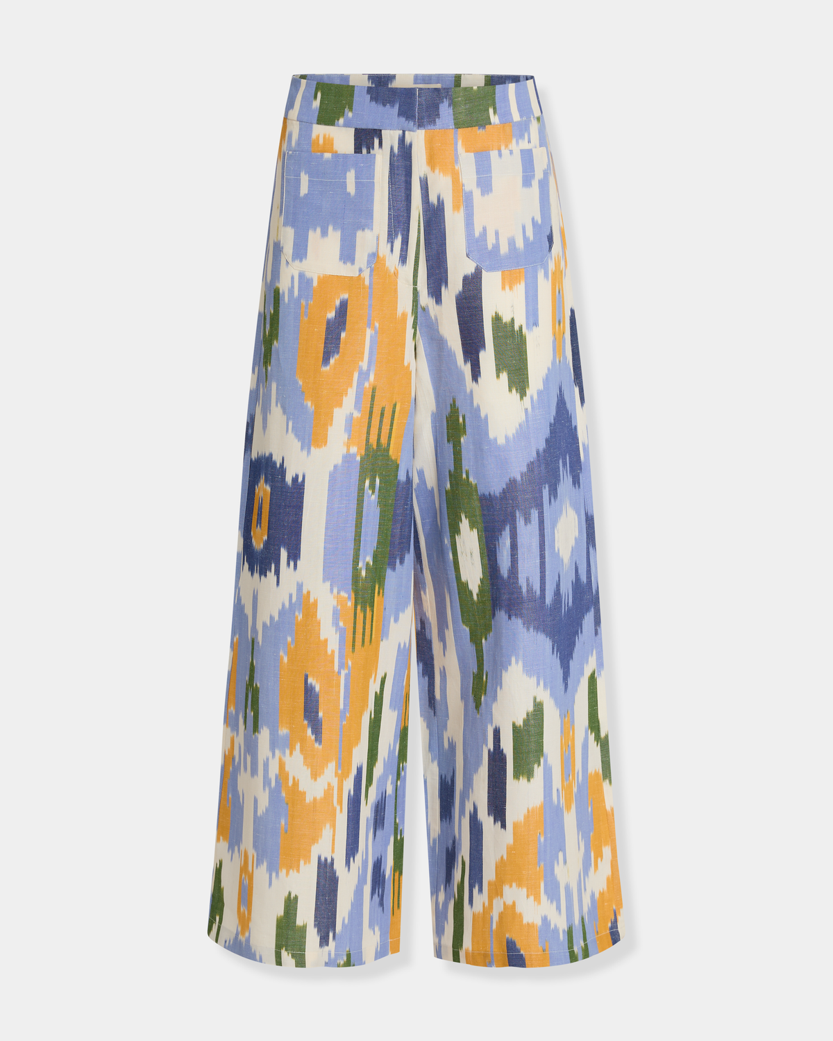 Adele Trousers in Watercolor Ikat
