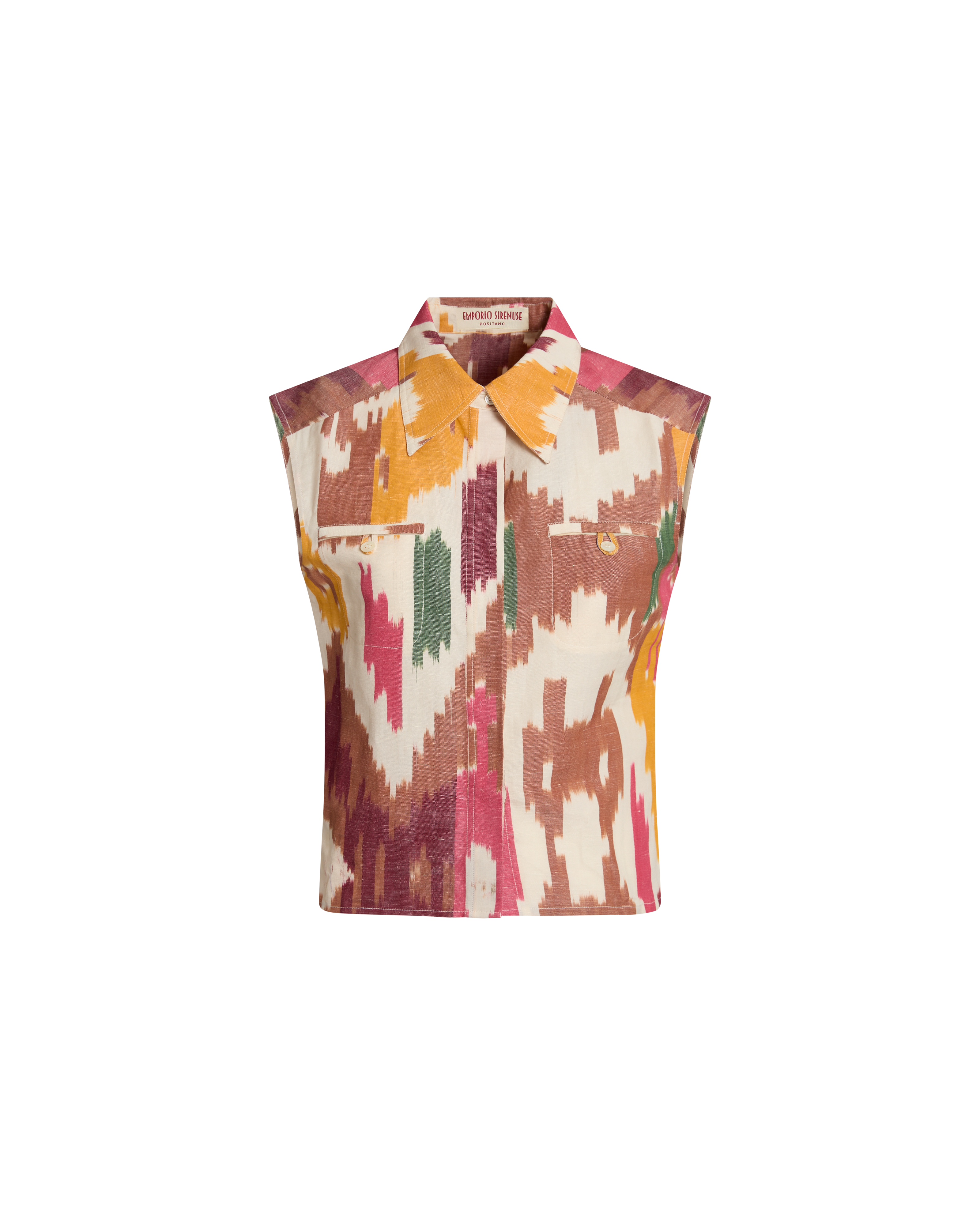 Ylenia Top in Watercolor Ikat