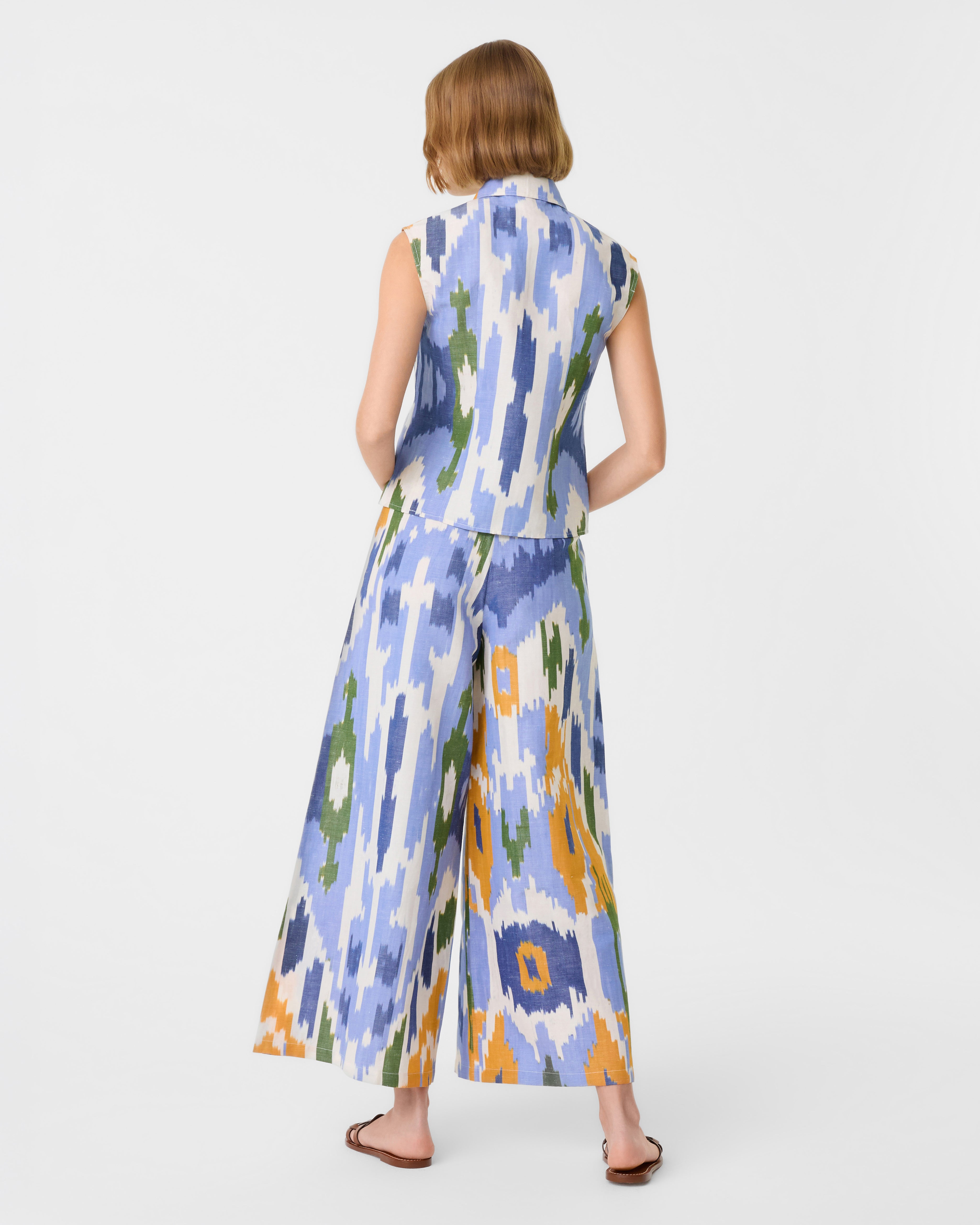 Ylenia Top in Watercolor Ikat