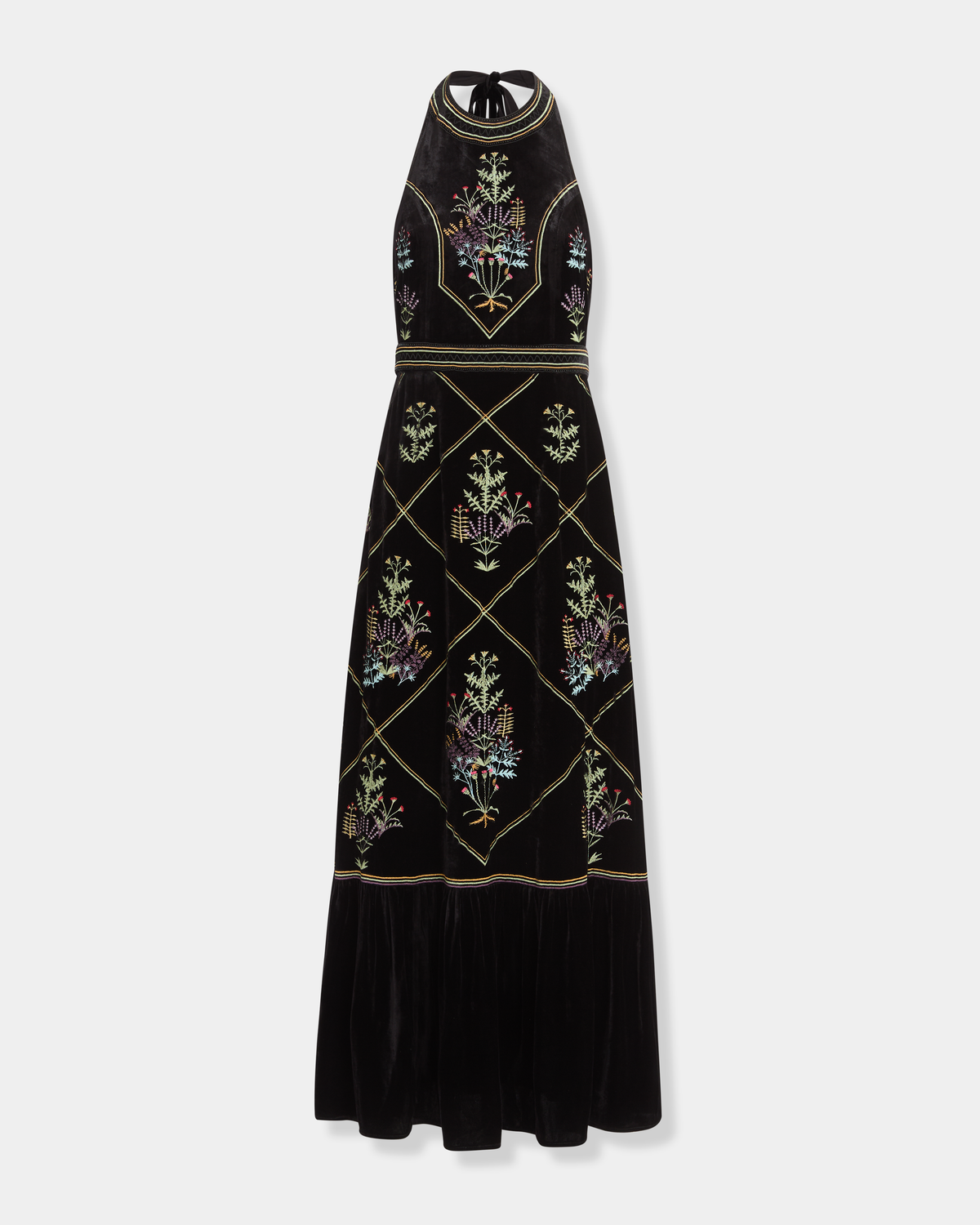 Chantal Dress with Agra Embroidery