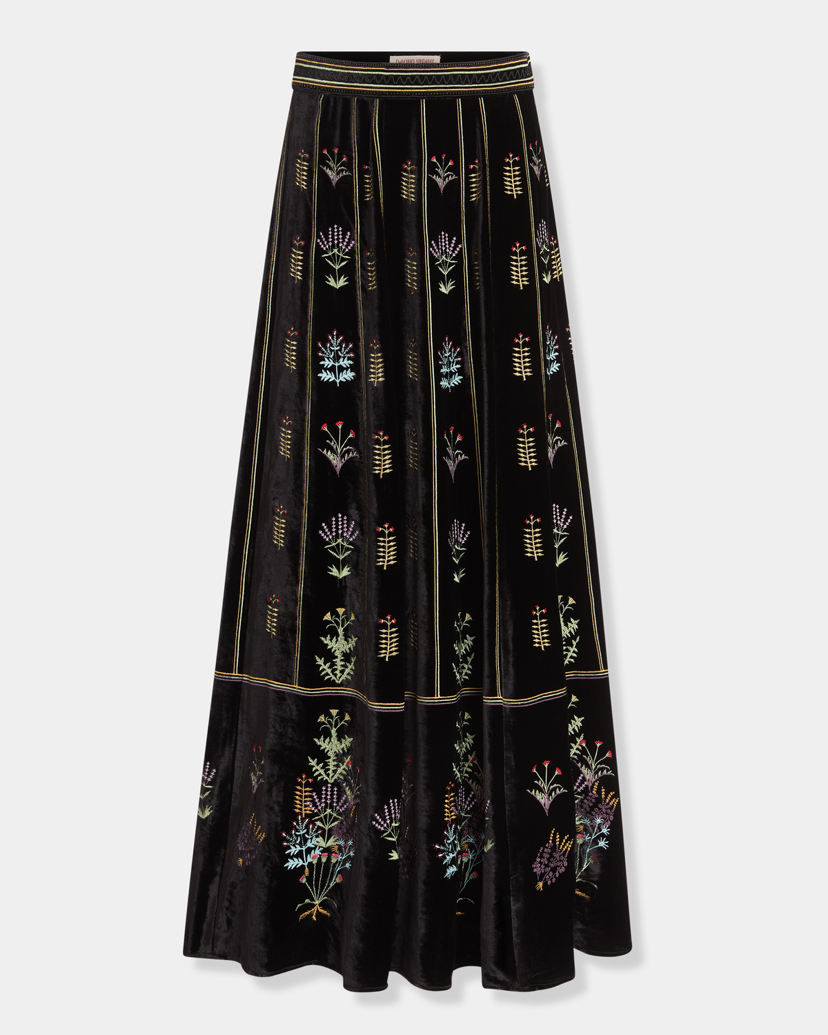 Camille Skirt with Agra Embroidery