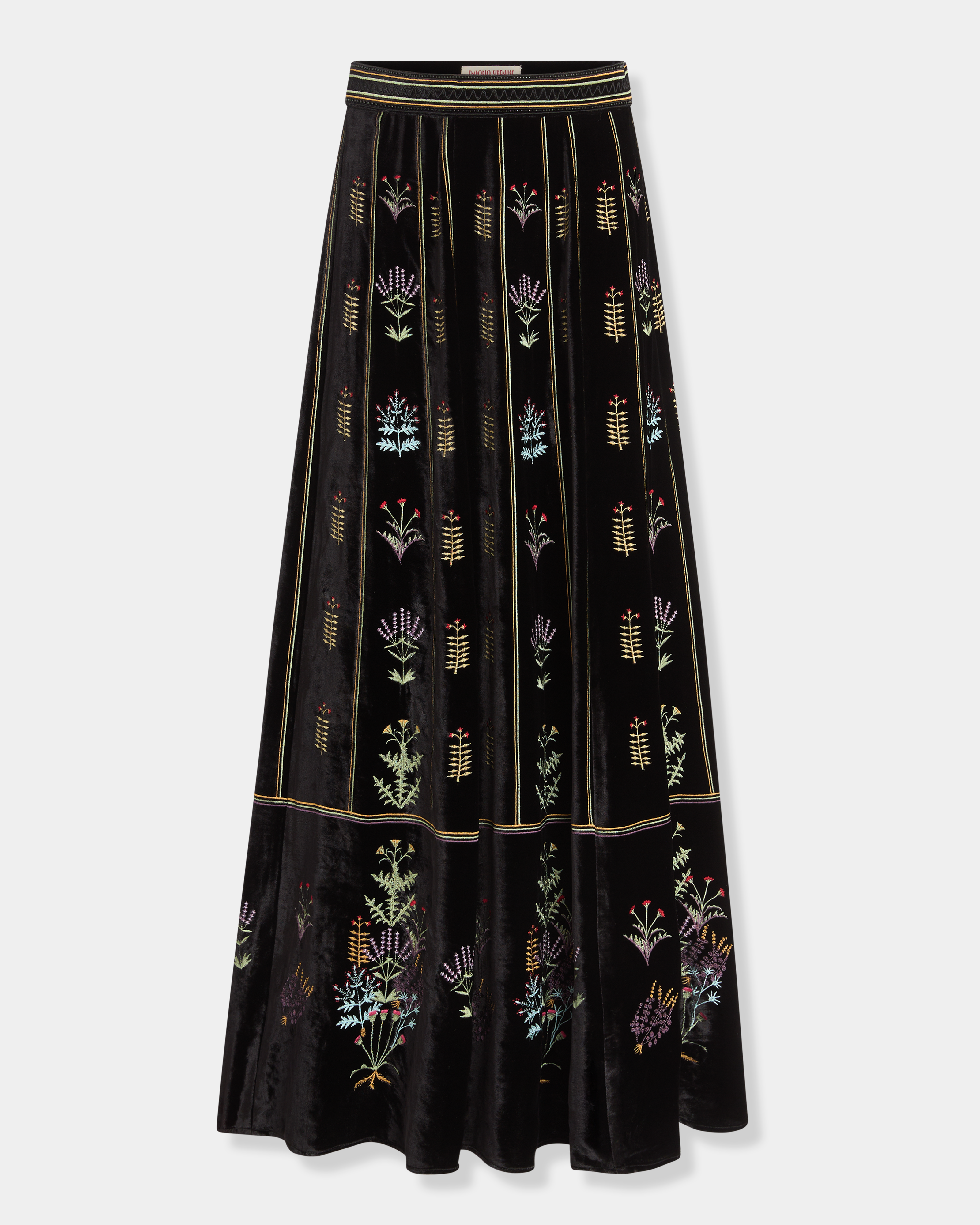 Camille Skirt with Agra Embroidery