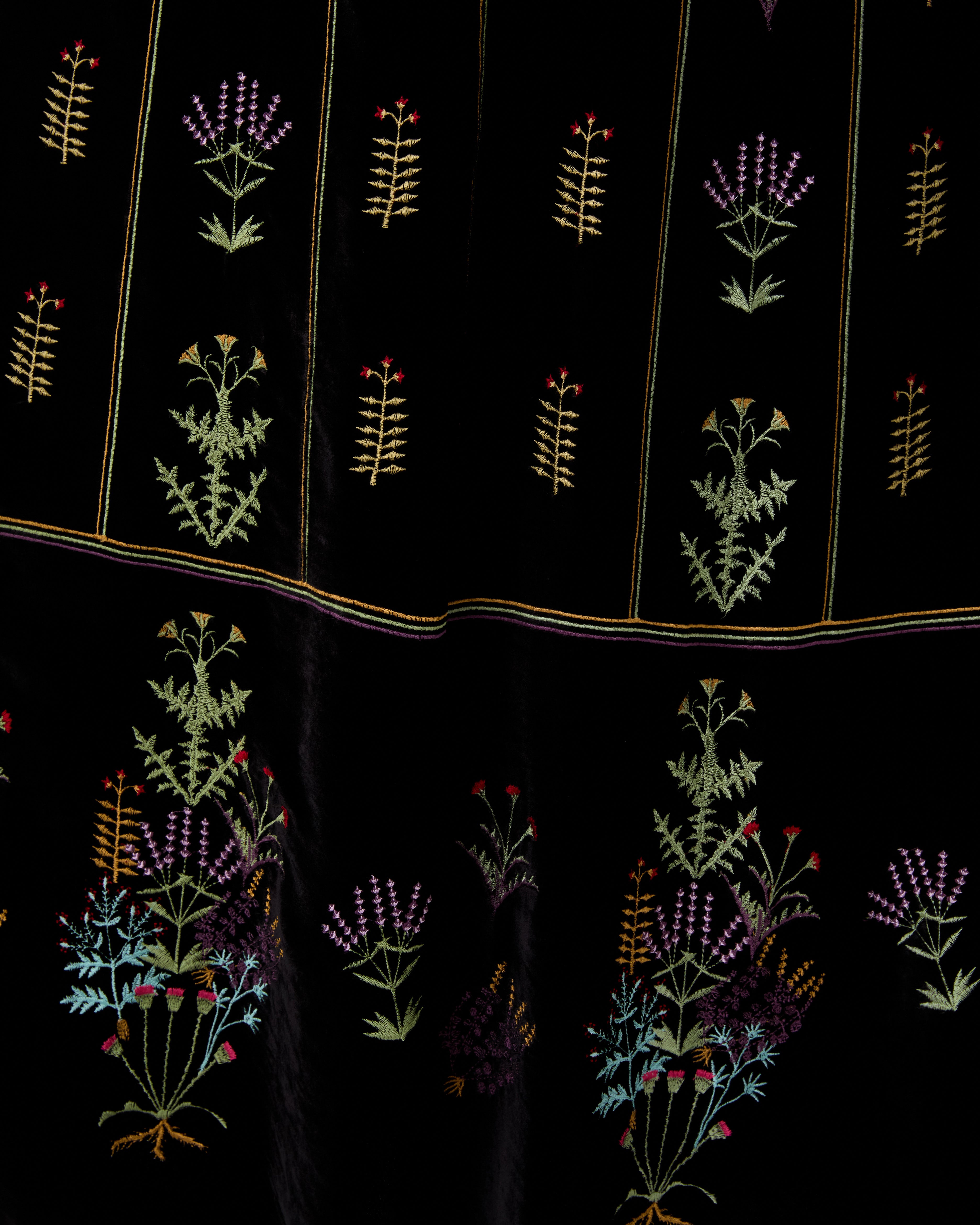 Camille Skirt with Agra Embroidery