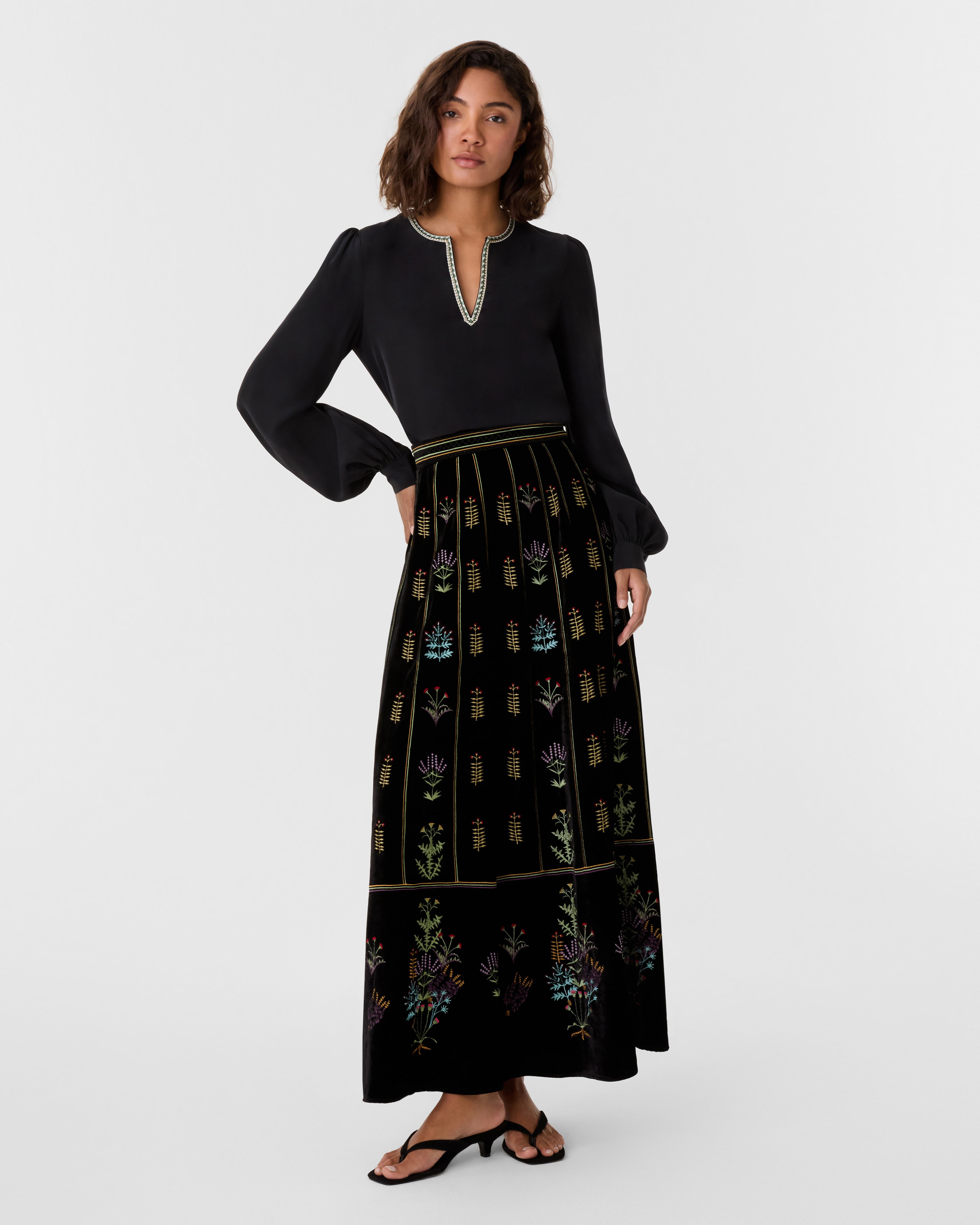 Vera Blouse with Agra Embroidery