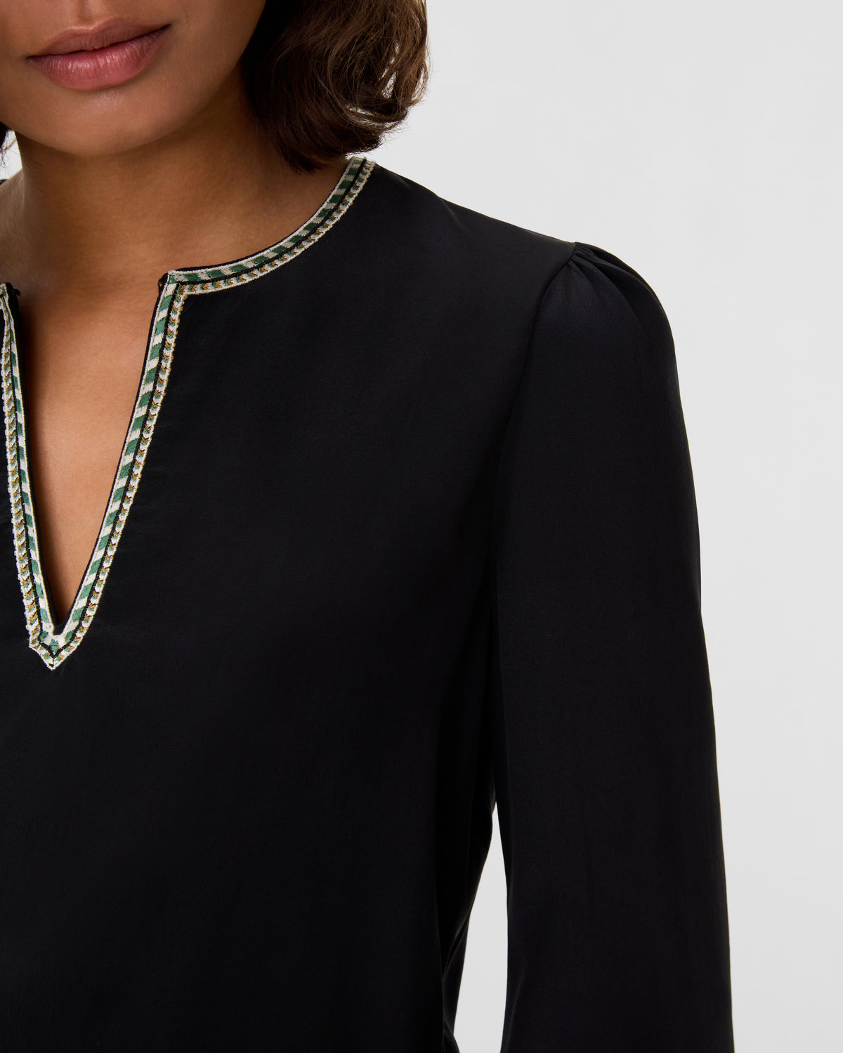 Vera Blouse with Agra Embroidery