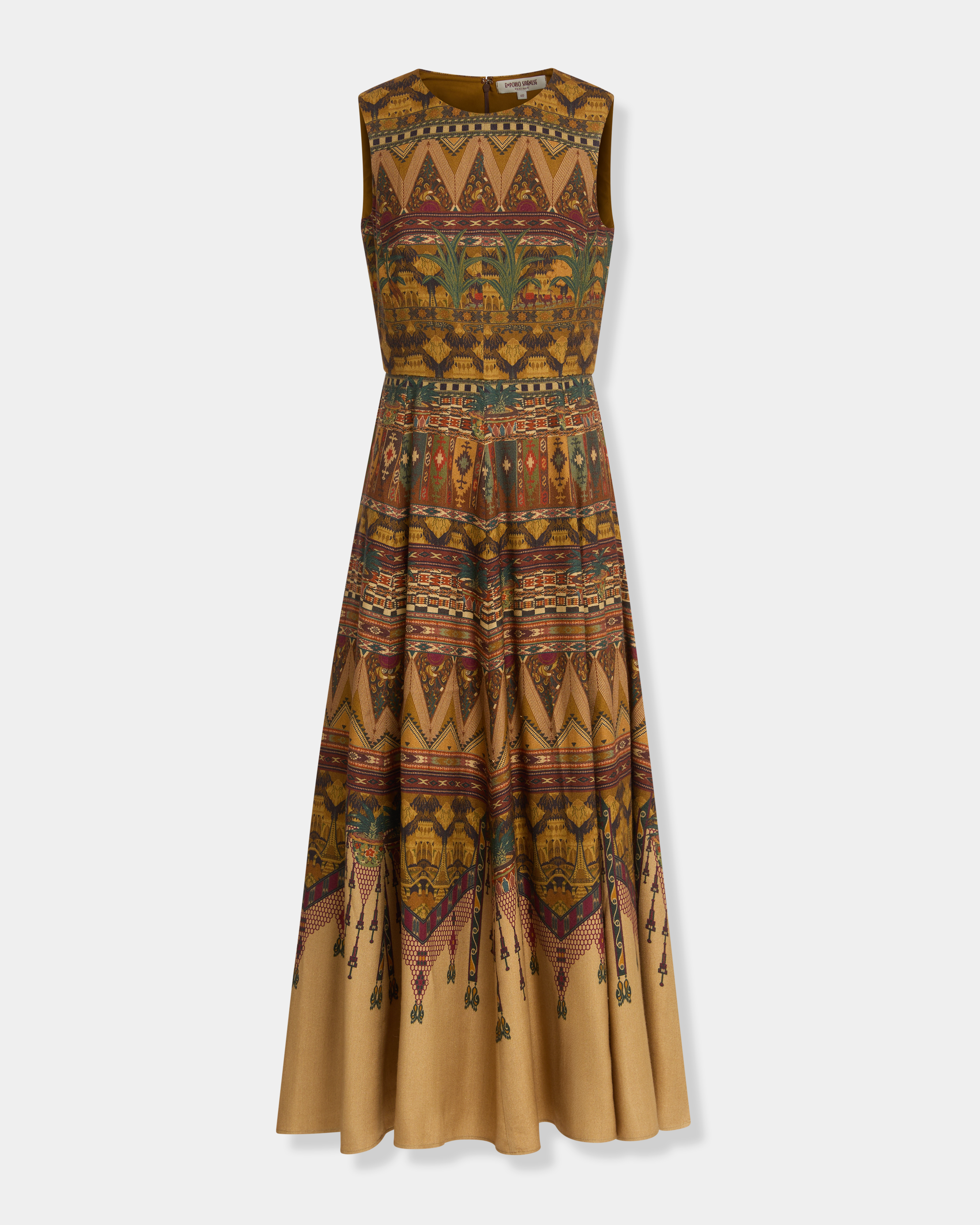 Clodette Dress in Desert Print