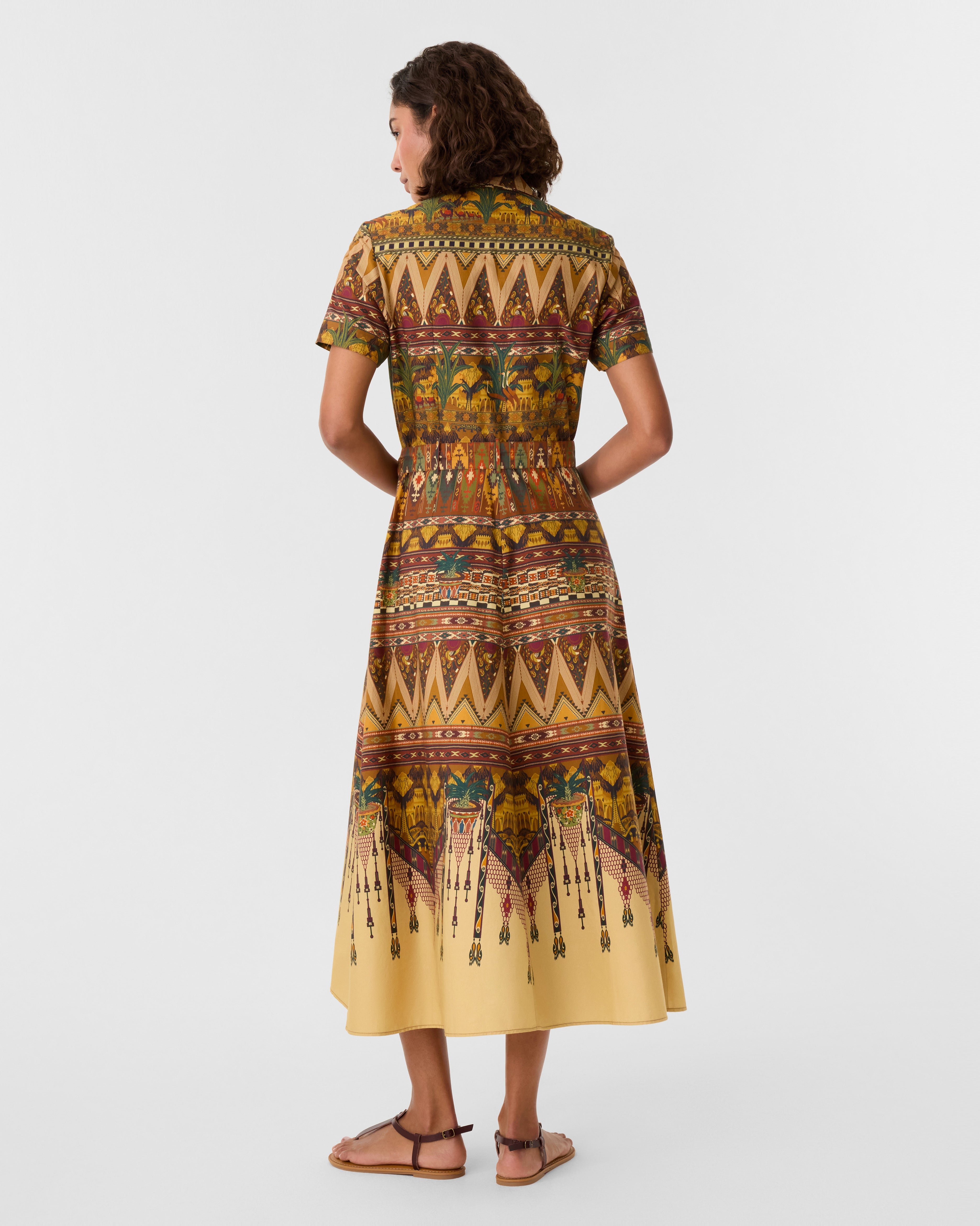 Giselle Dress in Desert Print
