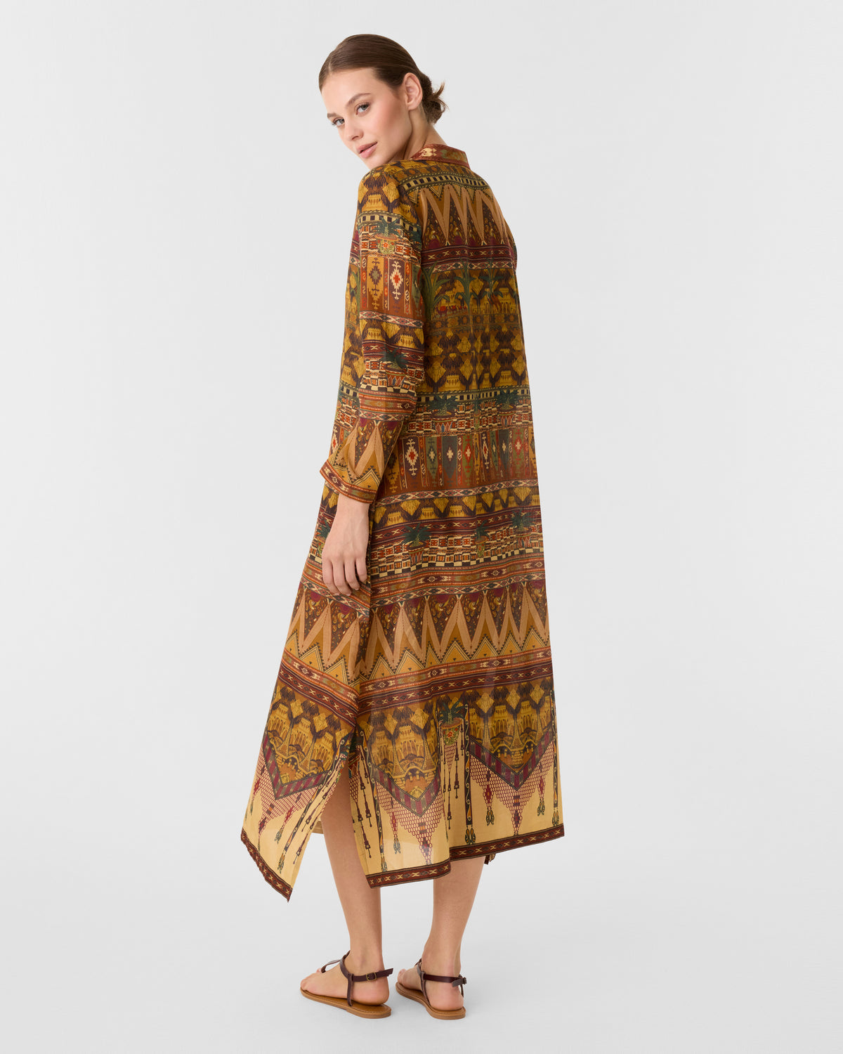 Giada Caftan in Desert Print