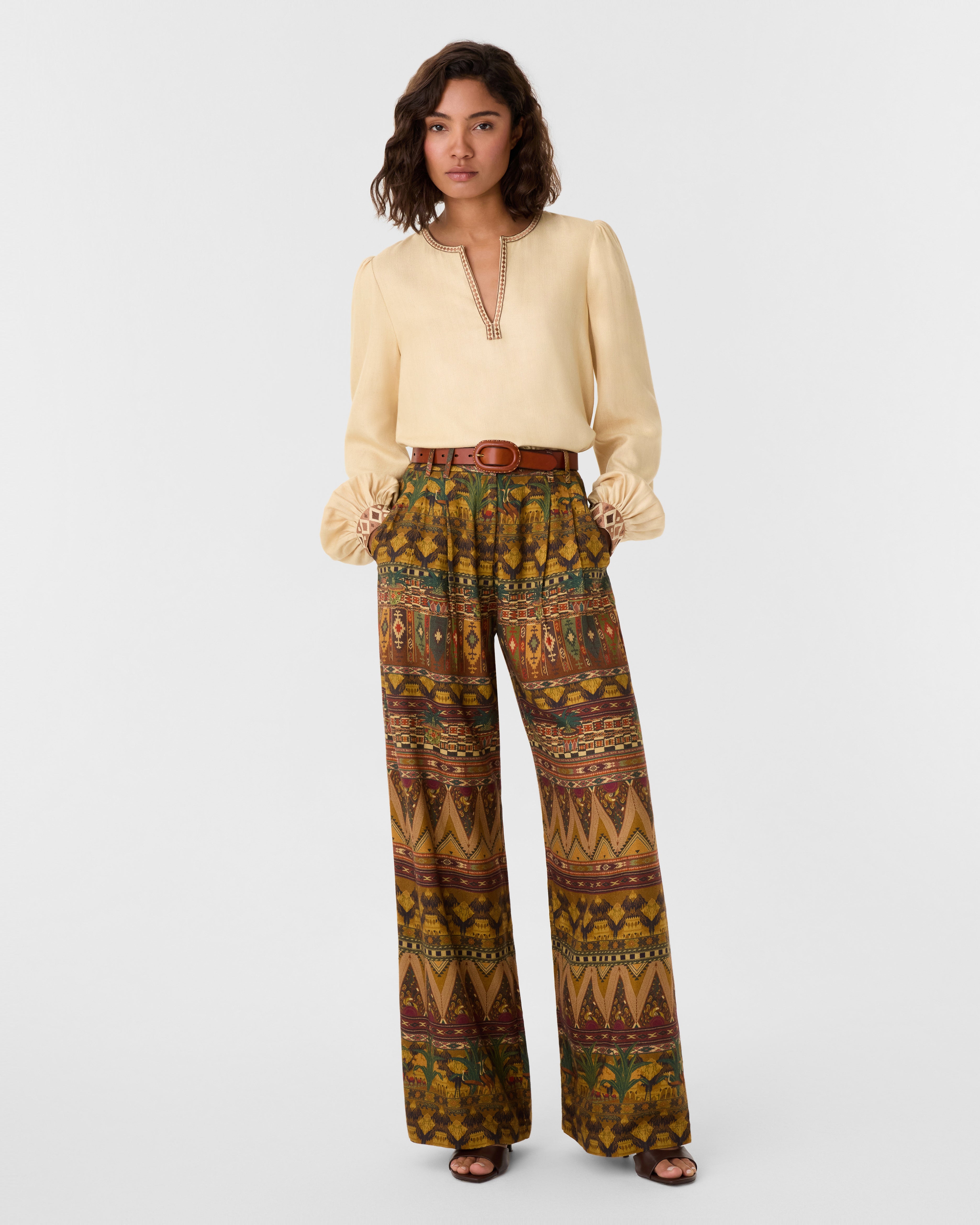 Annisa Trousers in Desert Print