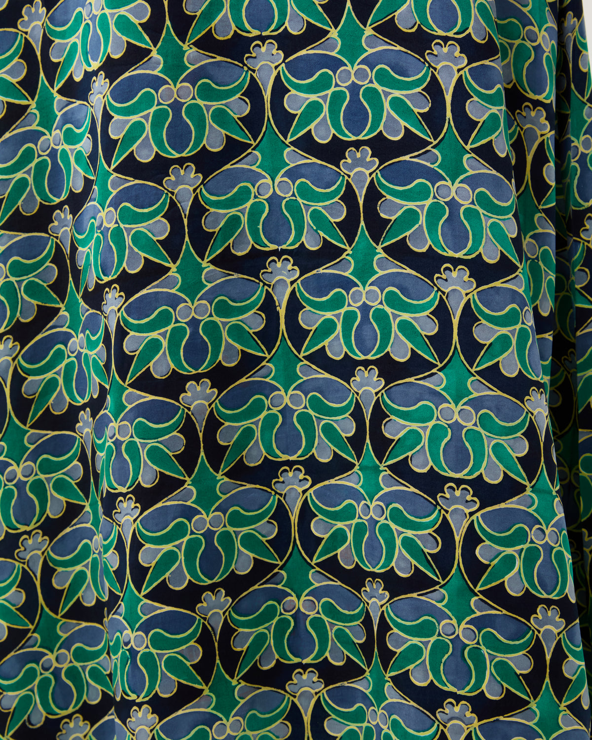 Jenna Caftan in Jewelry Block Print