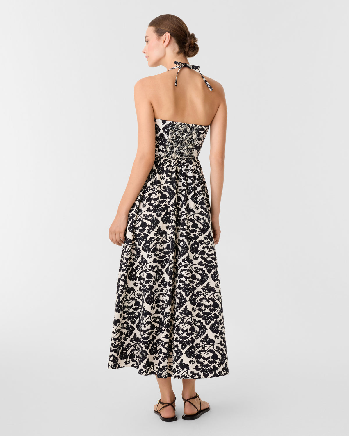 Johanna Dress in Lotus Flower Print